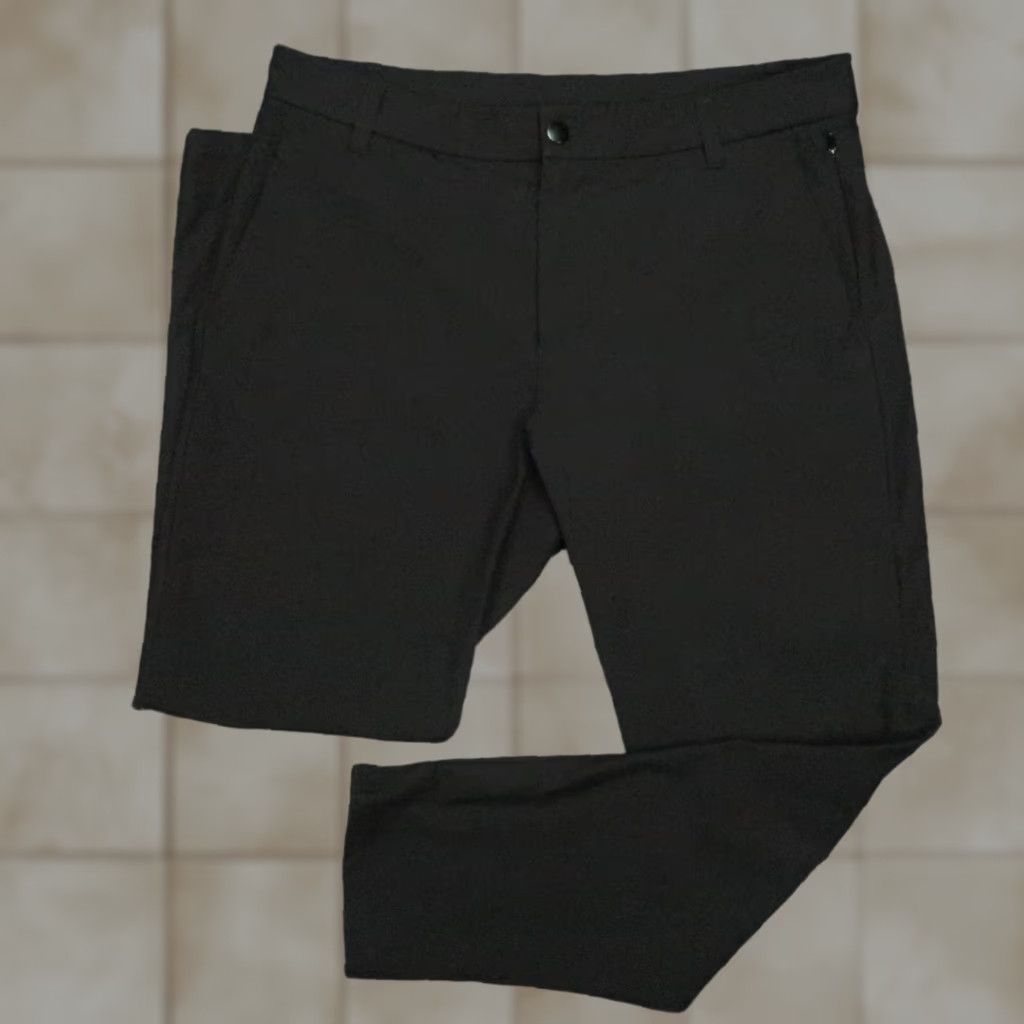 Lululemon Pants Men 34x30 Black Commission Classci Zip Pocket Trouser Warpstreme