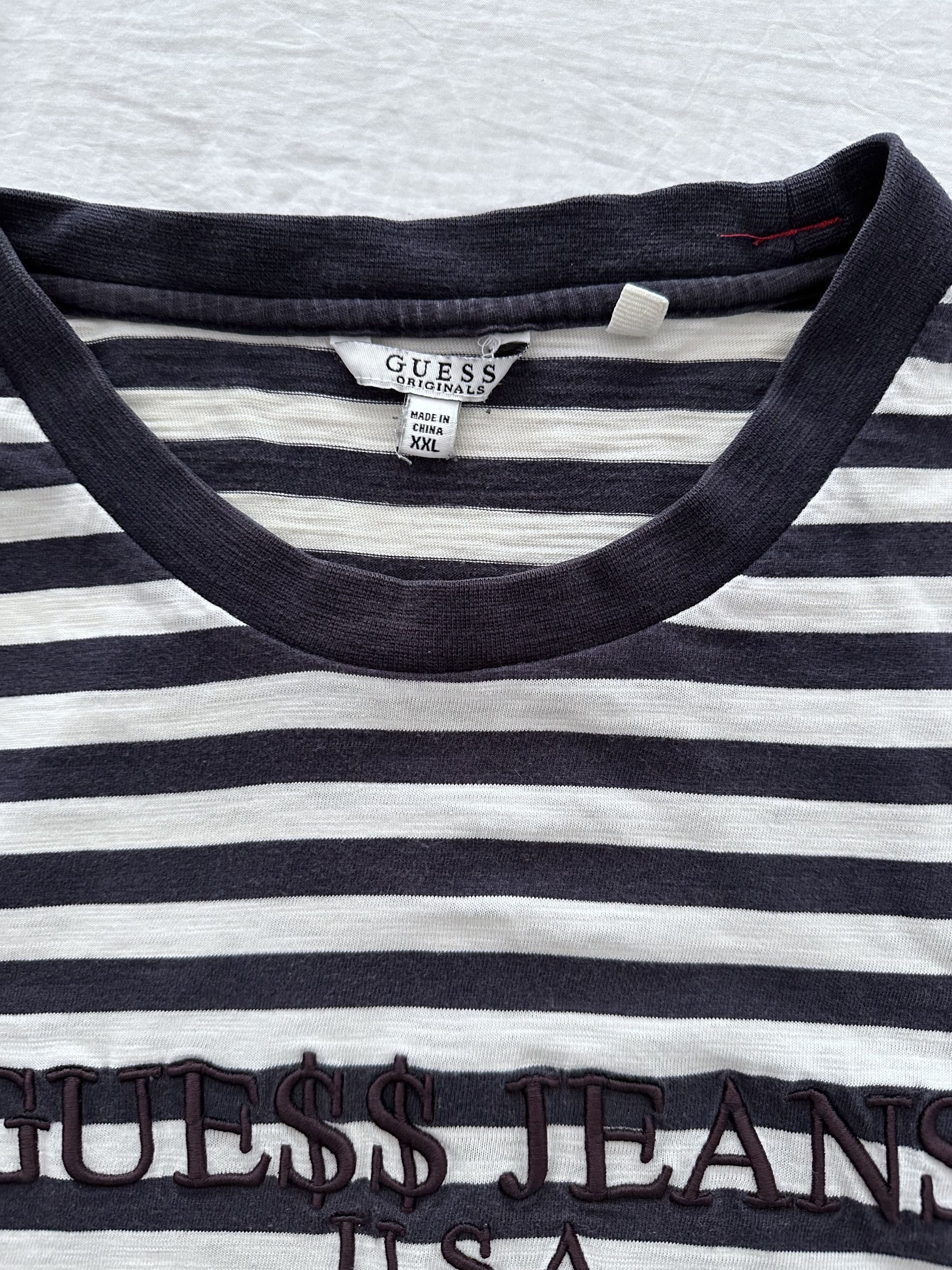 A$AP Rocky × Guess Guess x A$AP Rocky Striped T-Shirt Size US XXL / EU 58 / 5 - 4 Thumbnail