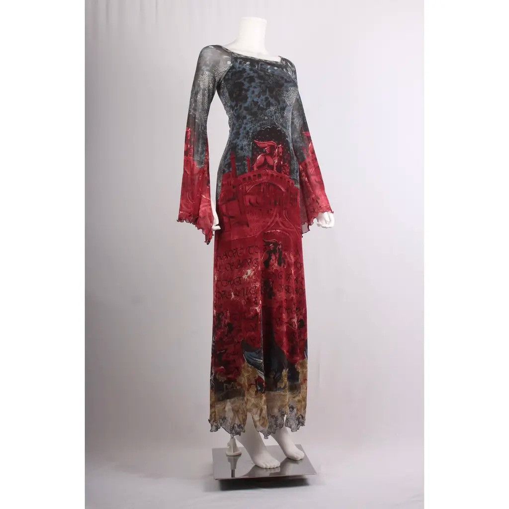 Vintage Robe longue “Venise” Save the Queen, modèle vintage rare Size M / US 6-8 / IT 42-44 - 5 Thumbnail
