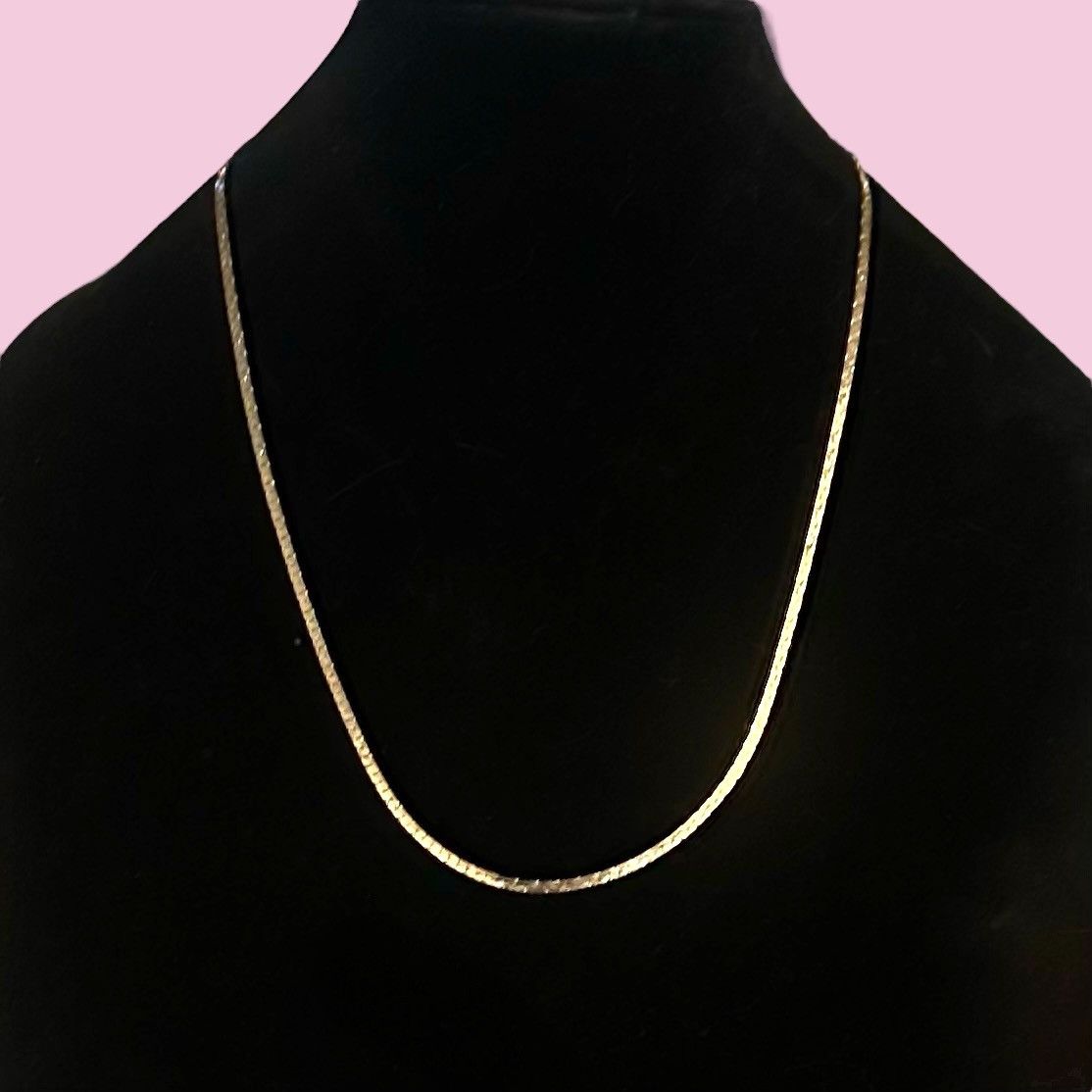 Vintage Vintage gold tone cobra chain necklace Size ONE SIZE - 1 Thumbnail