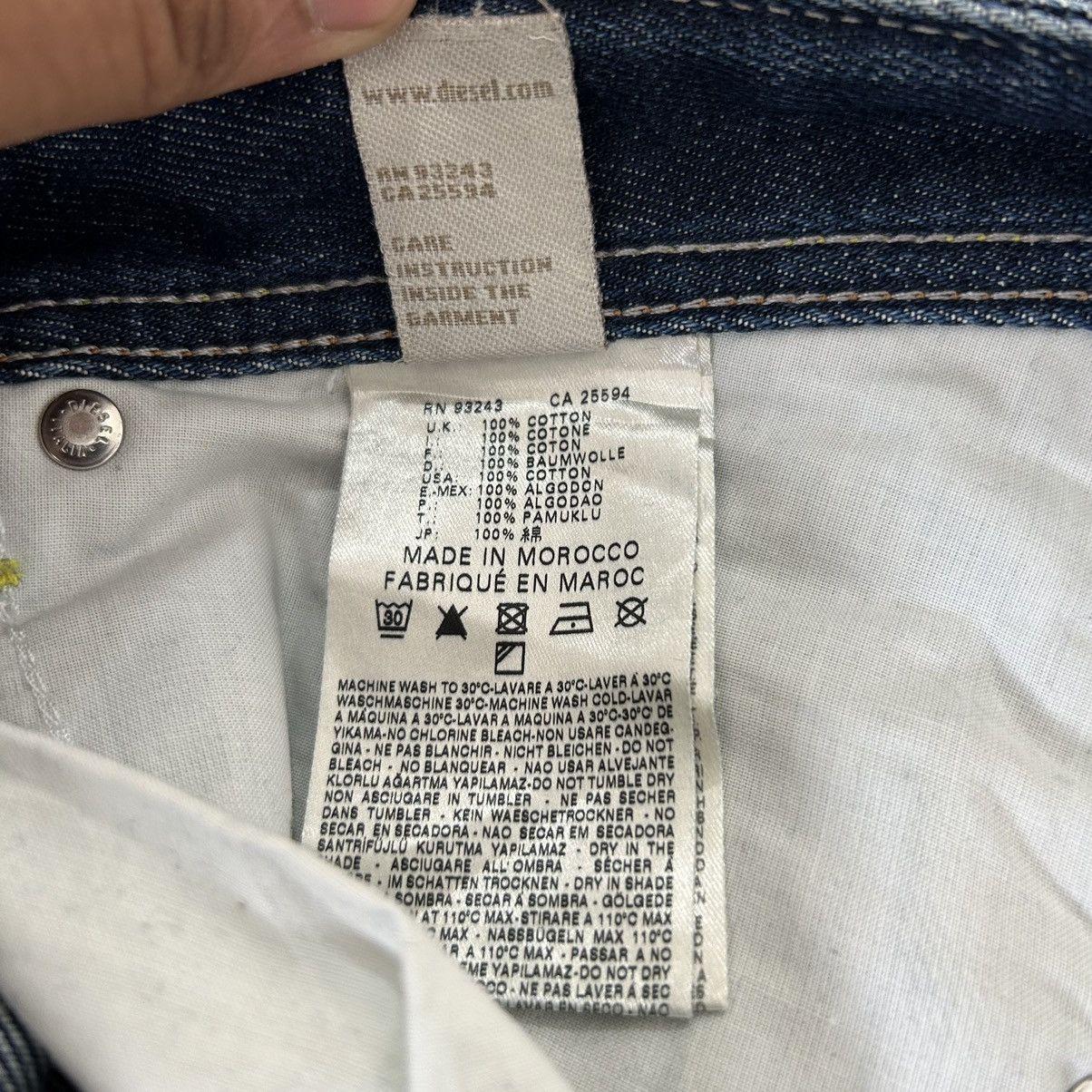 Diesel Vintage Diesel Darron Regular Slim Tapered Denim Size US 33 - 16 Thumbnail