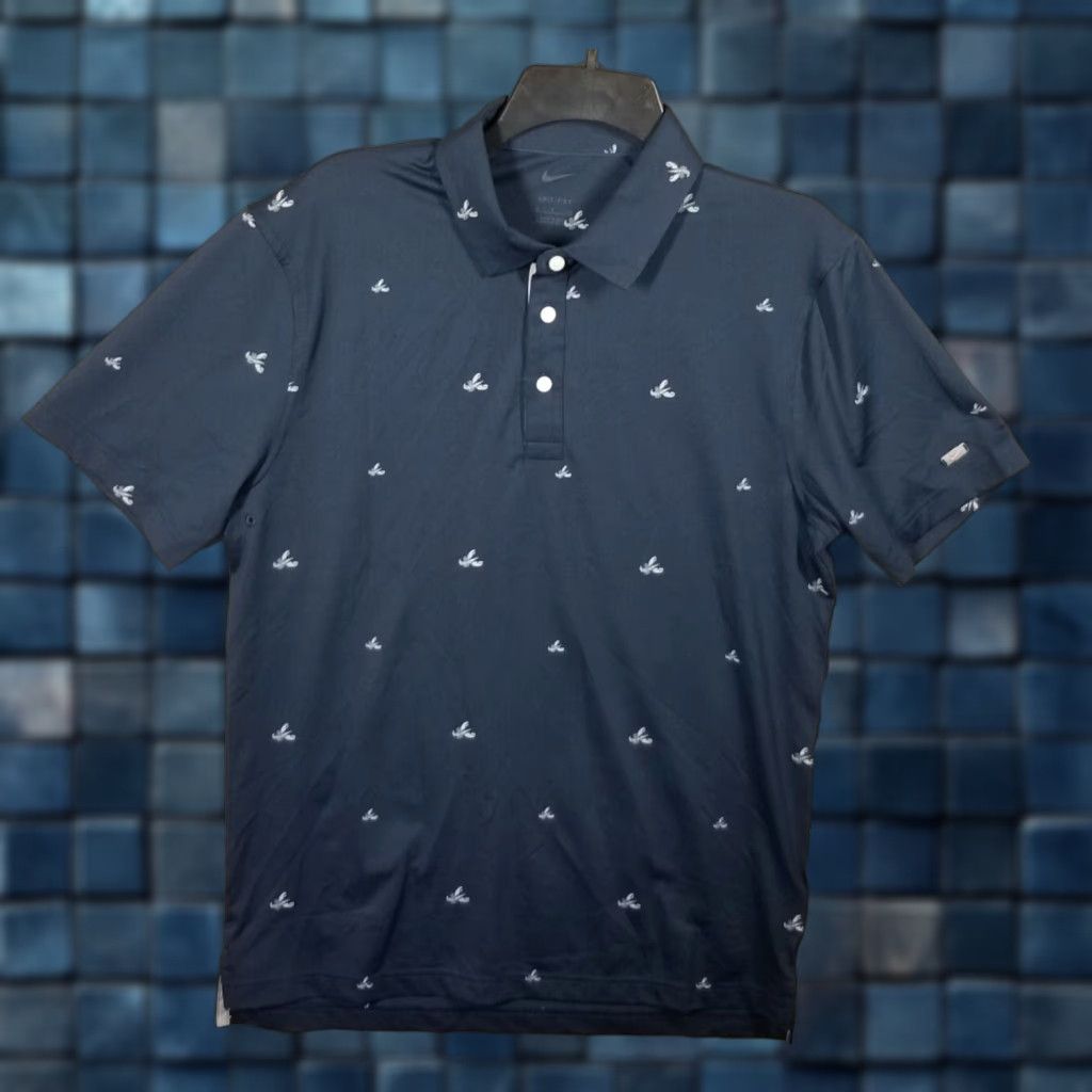 Nike Nike Dri-Fit Polo Shirt Men's Small Blue Lobster Print DH0945-451 NWT Size US S / EU 44-46 / 1 - 1 Thumbnail