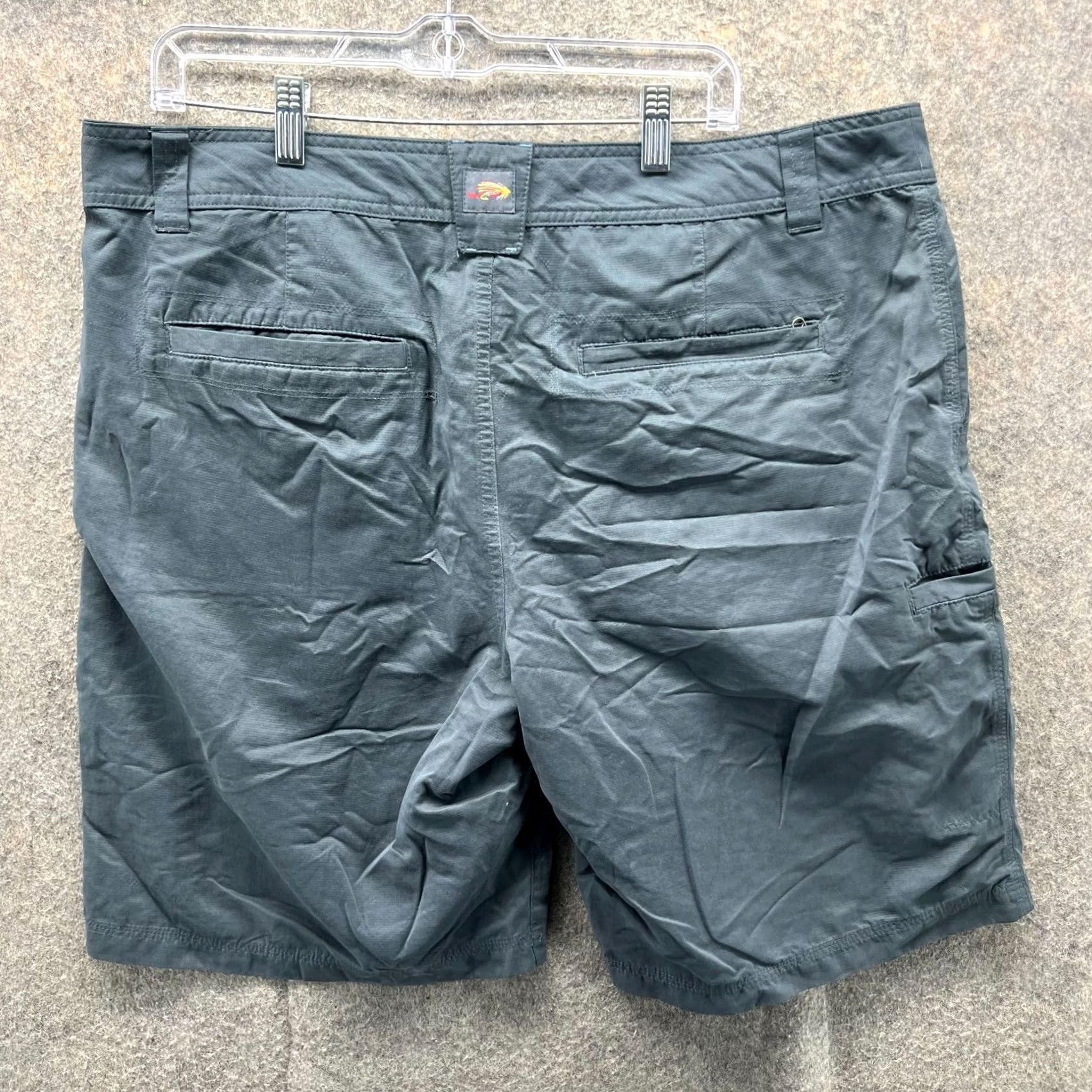 Orvis Orvis Shorts Mens 38 Gray Chino Flat Front Golf Cotton Outdoors Hike Casual Travel Vintage No Size US 38 / EU 54 - 2 Thumbnail