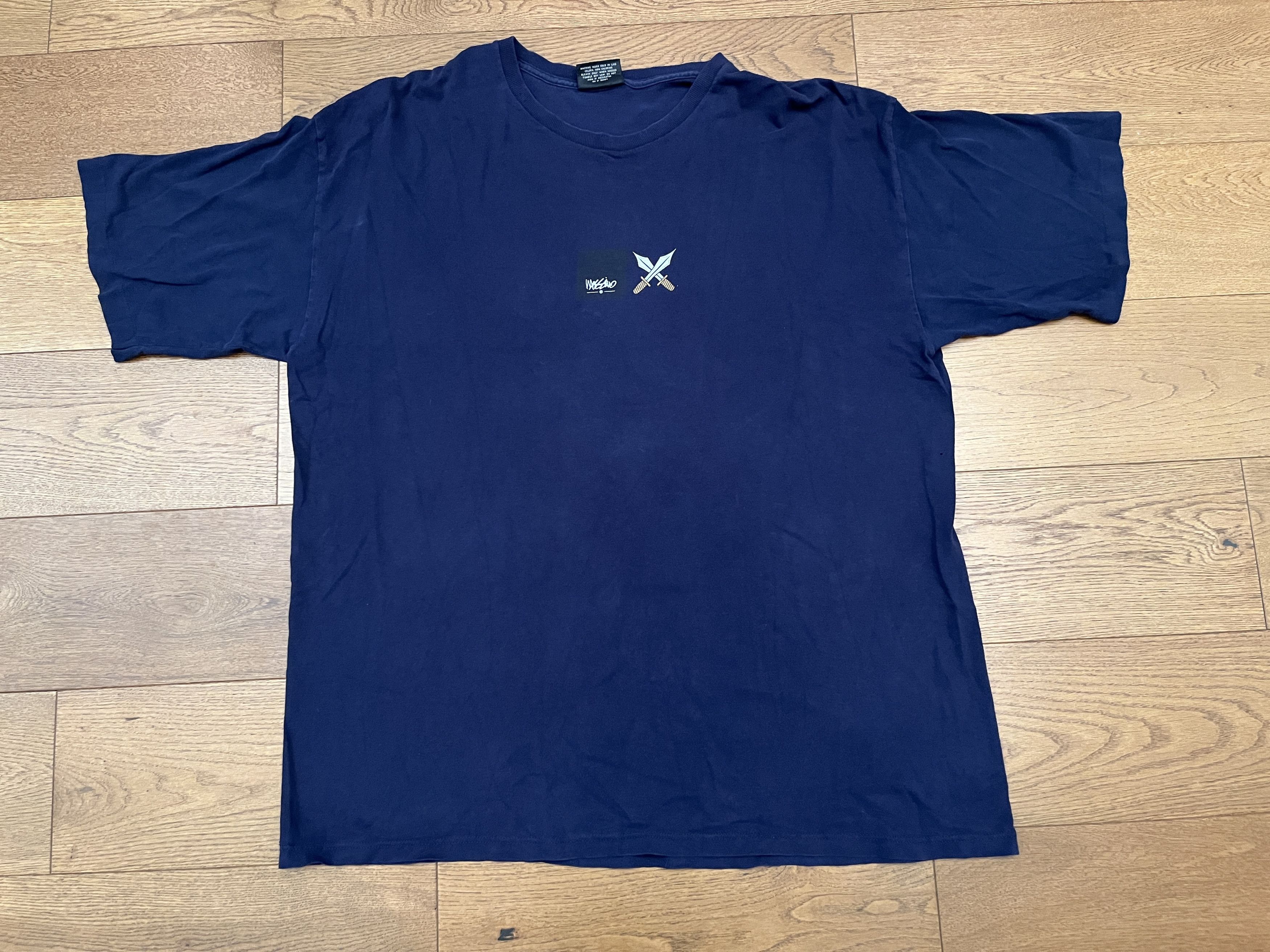 Mossimo Vtg 90s Mossimo "Day of Reckoning" Paper-Thin Graphic Tee L Size US XL / EU 56 / 4 - 1 Thumbnail