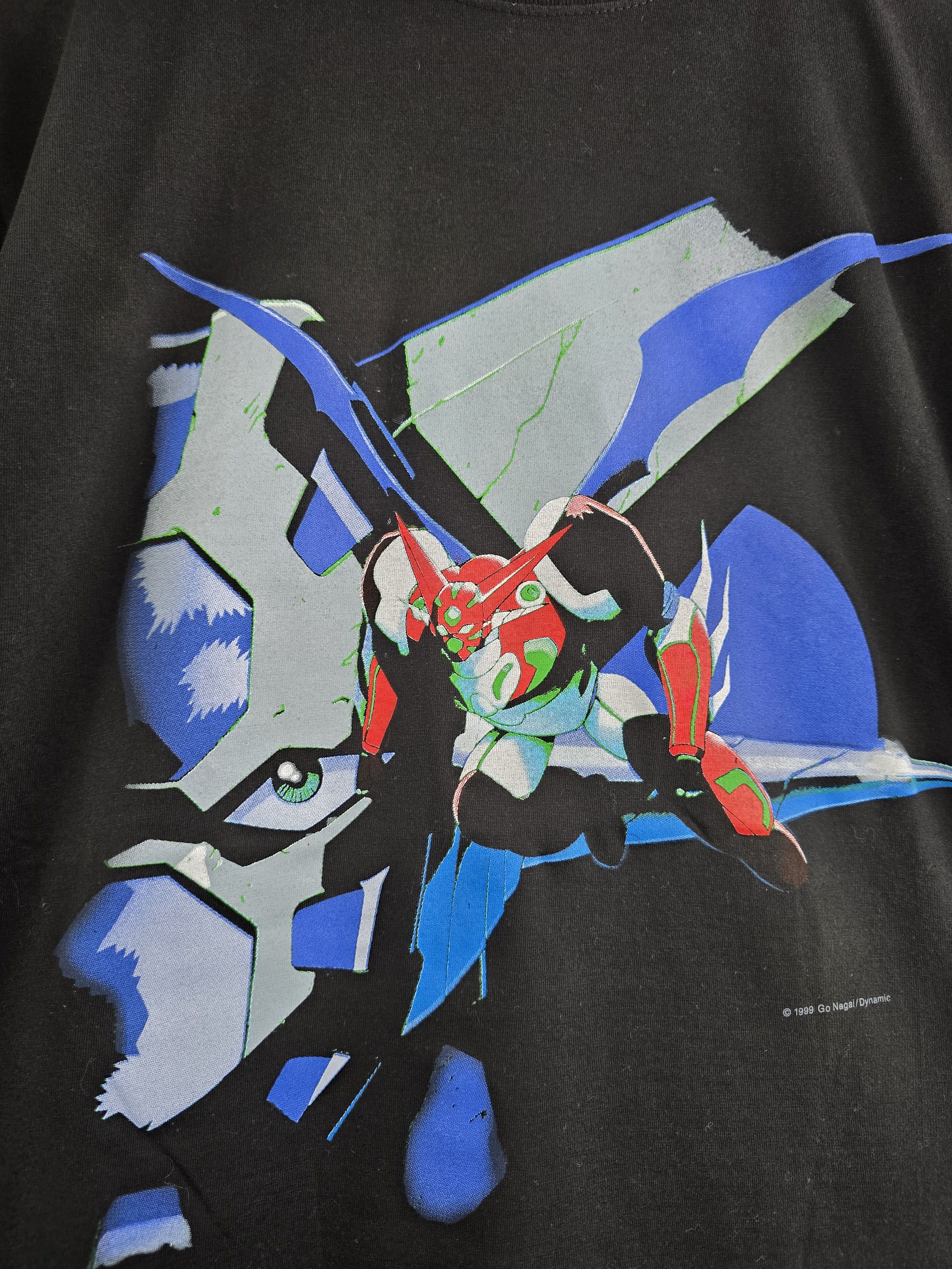 Anime × Vintage 1999 Shin Getter Robo Anime Tee M 20.5" 28" Size US M / EU 48-50 / 2 - 4 Thumbnail