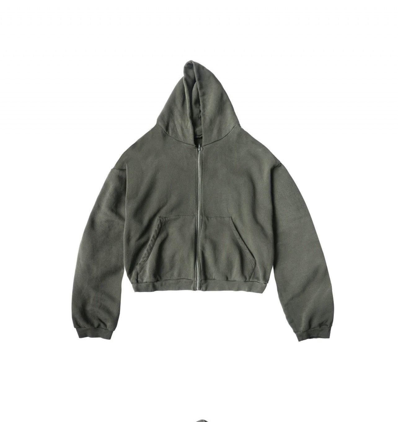 GREG ROSS SHOULDER PAD HOODIE NAVY YEEZYタグ付き - トップス