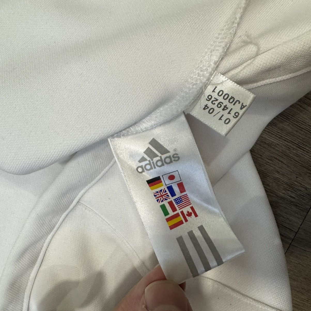 Adidas France 04/05 training sweater Size US M / EU 48-50 / 2 - 8 Thumbnail