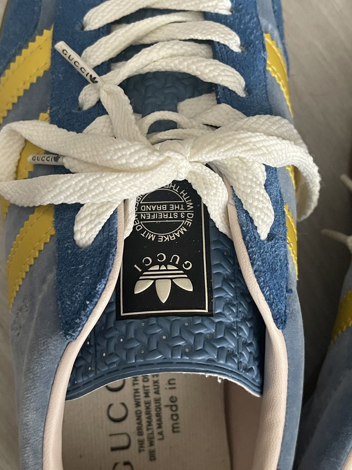 Adidas × Gucci Adidas Gucci Gazelle Blue Size US 7.5 / EU 40-41 - 5 Thumbnail