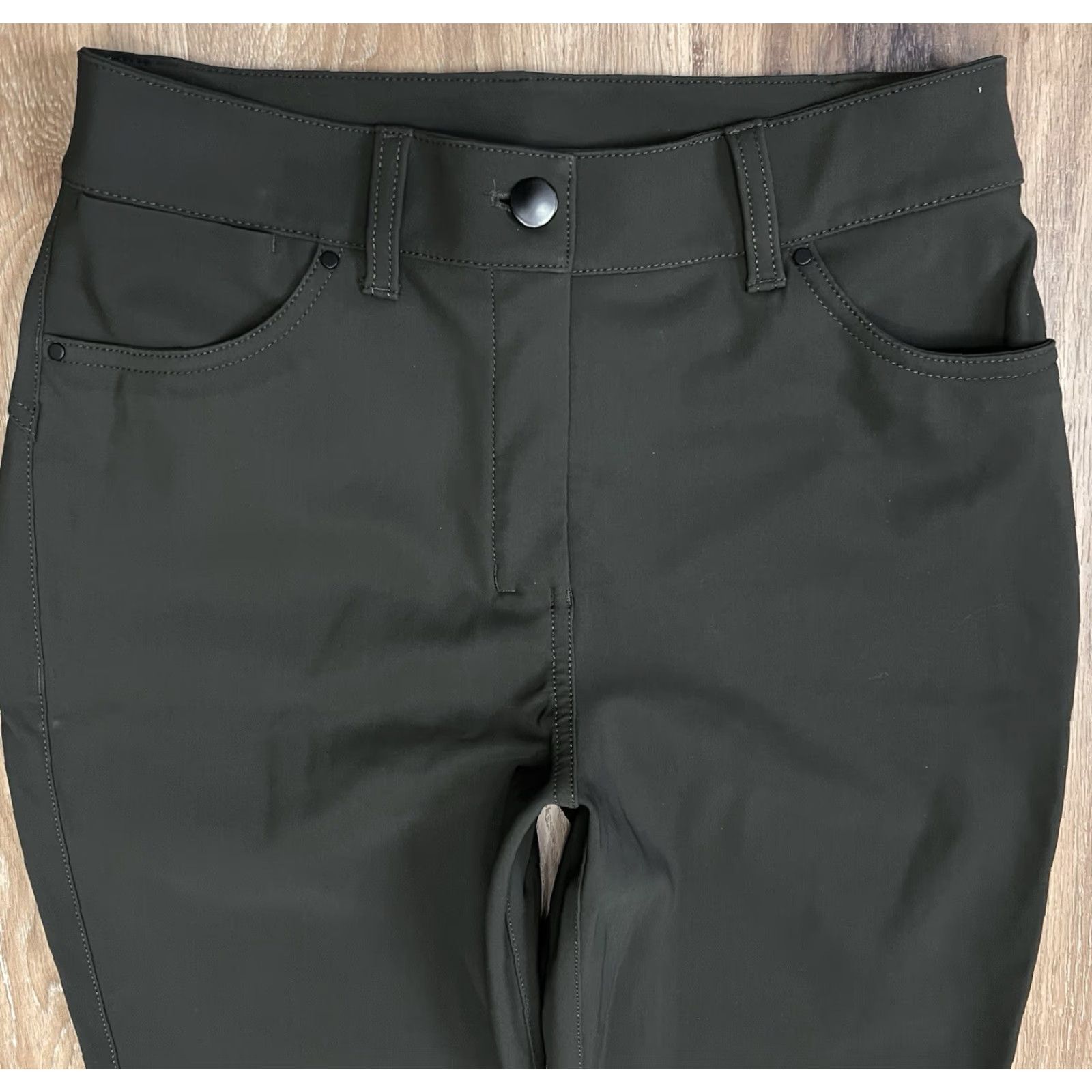 Lululemon Lululemon City Sleek 5 Pocket Pants Olive Green 27x27.5" Women Size 27" / US 4 / IT 40 - 3 Thumbnail