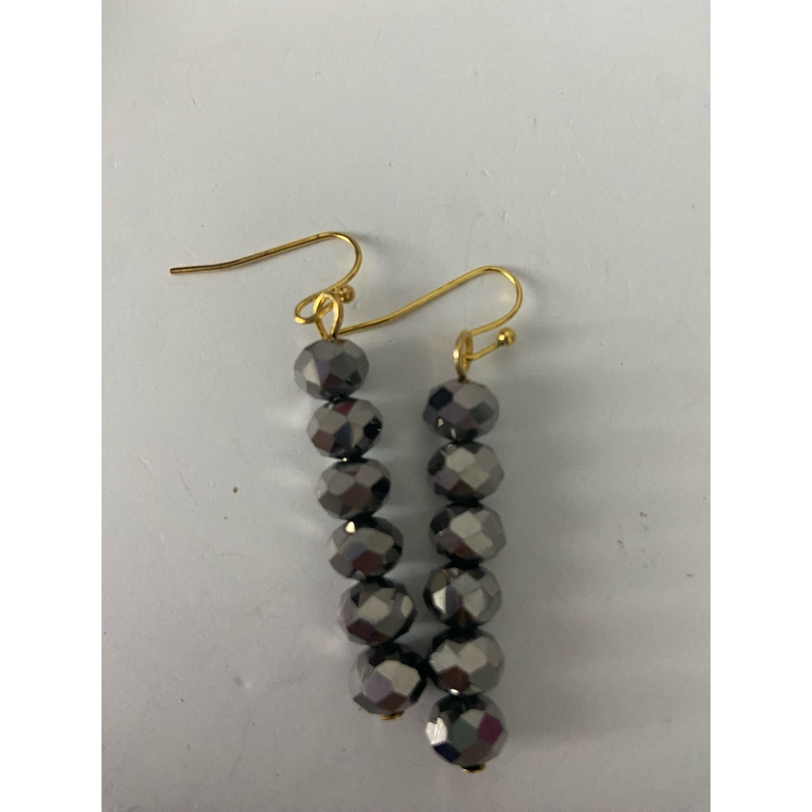Handmade mirrored glass bead earrings Size ONE SIZE - 4 Thumbnail