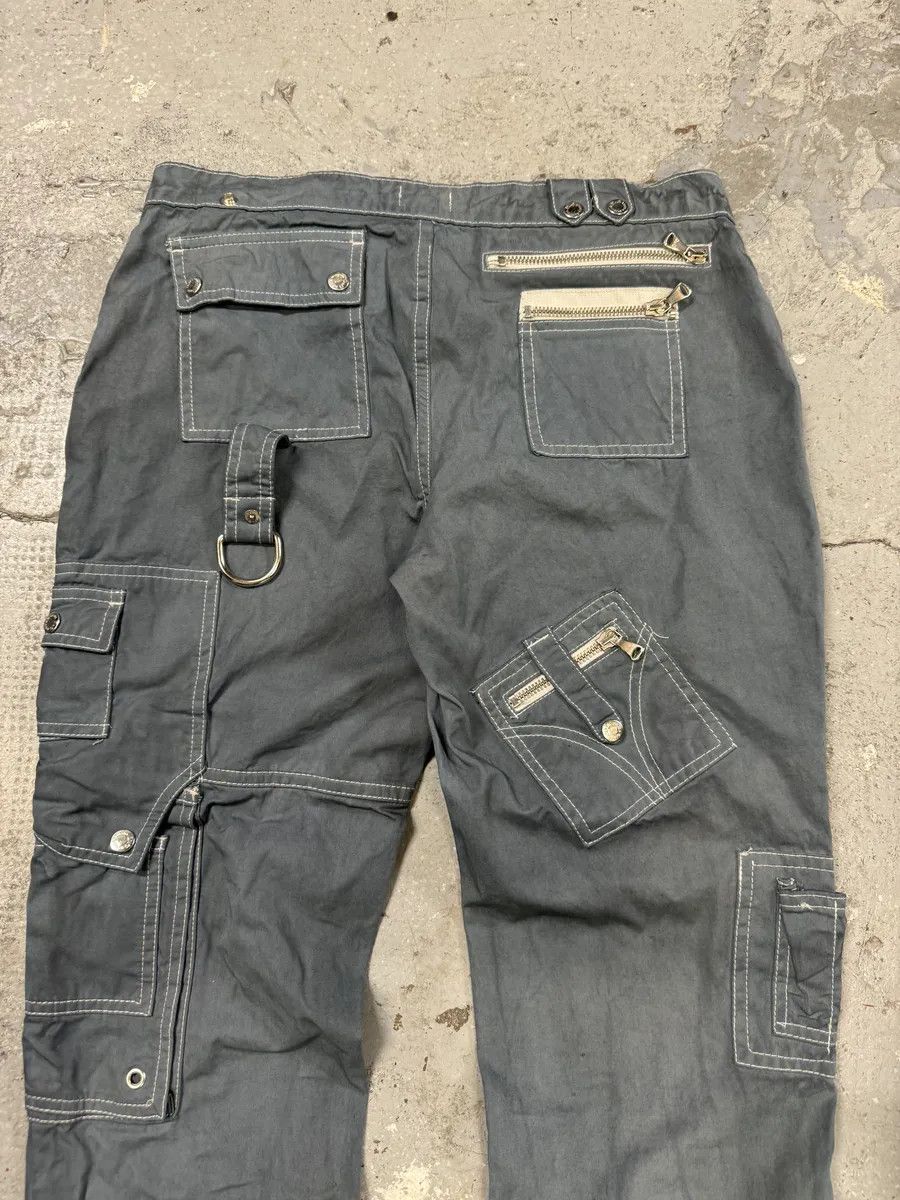 Dolce & Gabbana SS2003 Dolce & Gabbana Grey Army Multi Zips Bondage Pants Size US 30 / EU 46 - 7 Thumbnail
