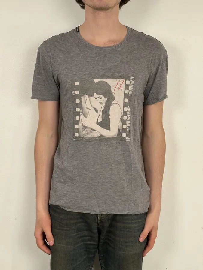 Dolce & Gabbana 2000s Dolce & Gabbana Monica Belluci Cinema Grey T-Shirt Size US M / EU 48-50 / 2 - 2 Thumbnail