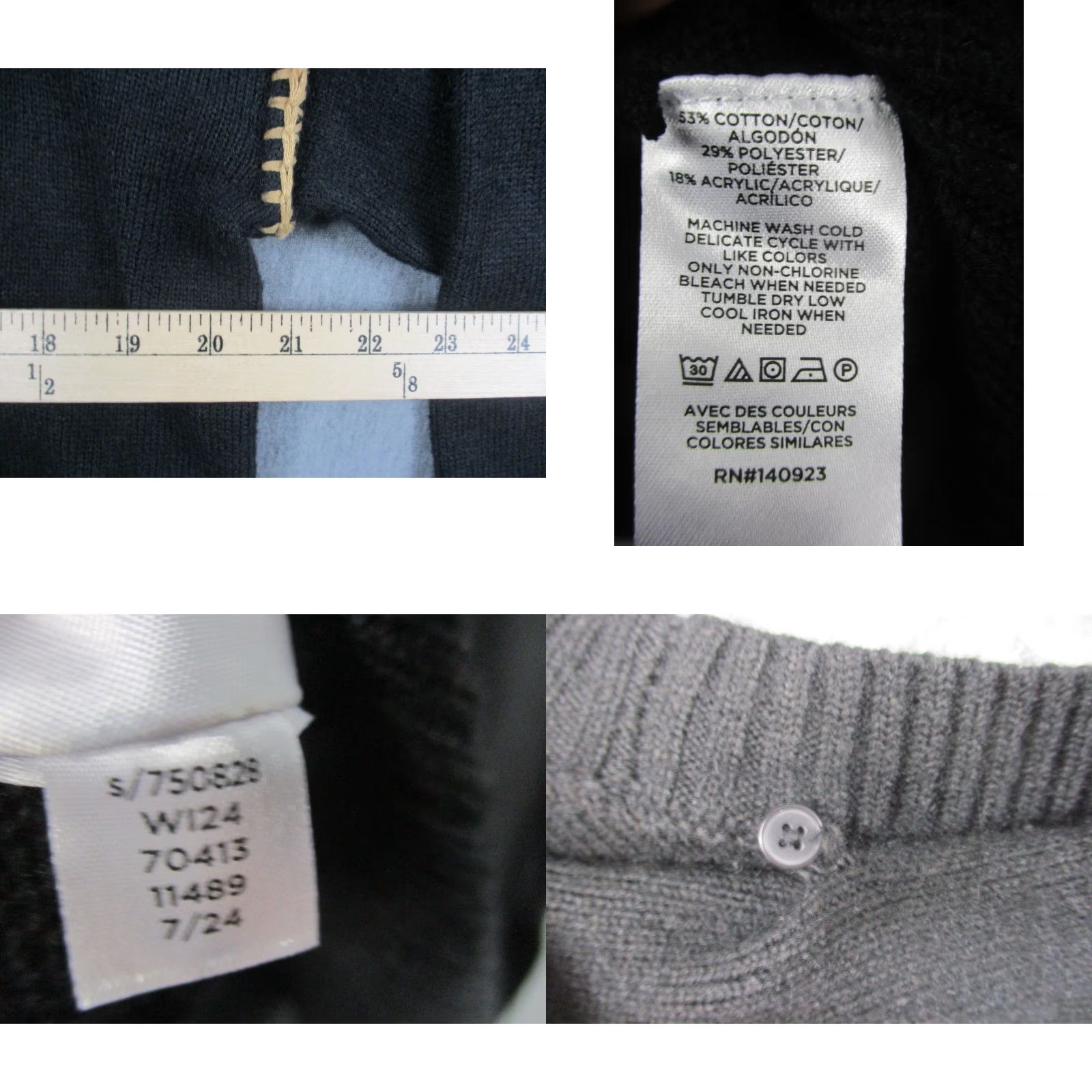 Loft LOFT Black Tunic Sweater Small W Detachable Scarf NWT MSRP 9 Size S / US 4 / IT 40 - 8 Thumbnail