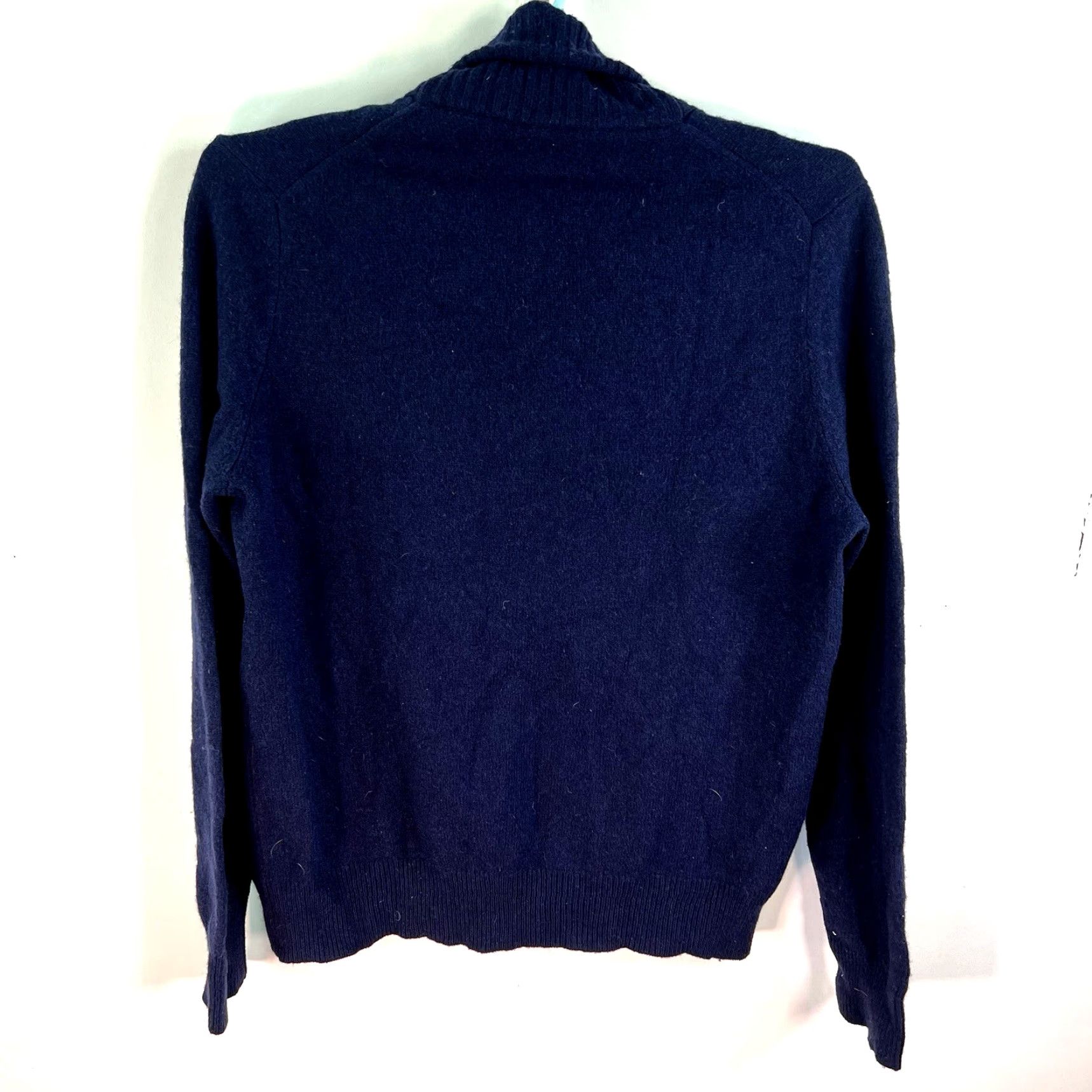 J.Crew J.CREW Knit Wool High Neck Pullover Sweater Mens Size L Blue Classic Preppy Size US L / EU 52-54 / 3 - 4 Thumbnail