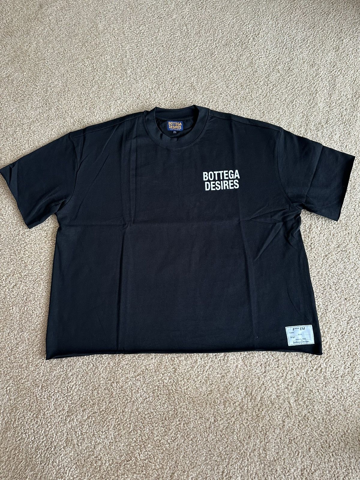 3XL Bottega Desires Fuck Em Black TShirt