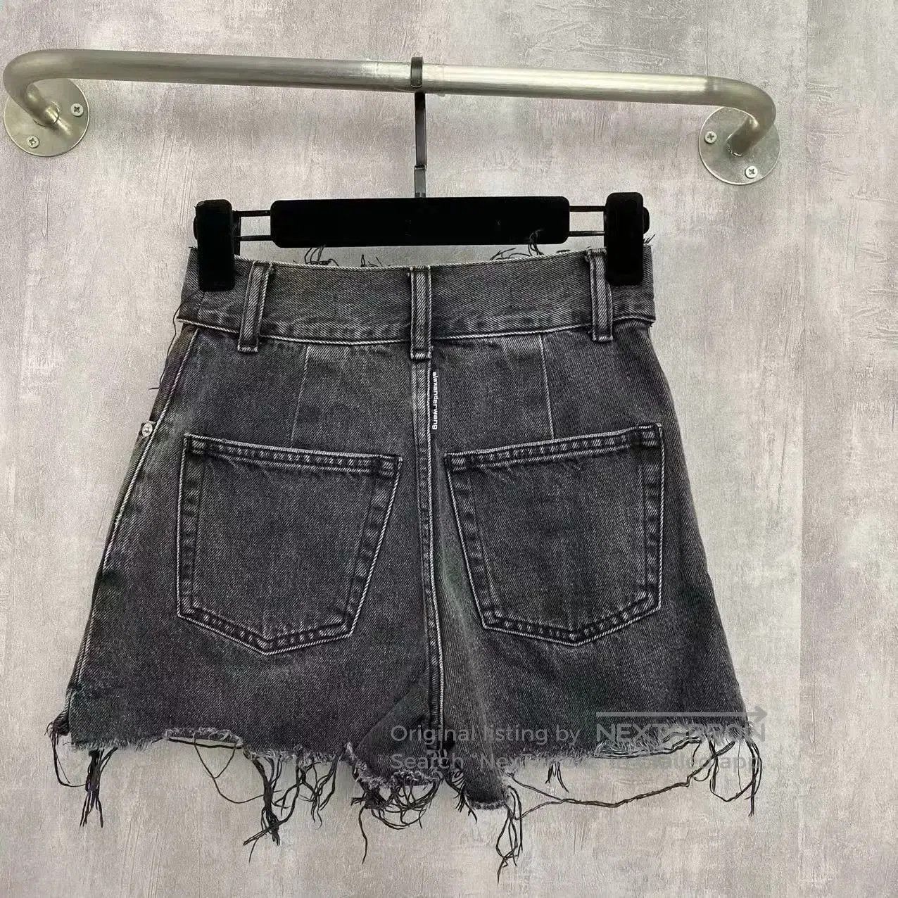Alexander Wang Alexander Wang Distressed Denim Shorts. Size 24" / US 00 / IT 34 - 3 Thumbnail