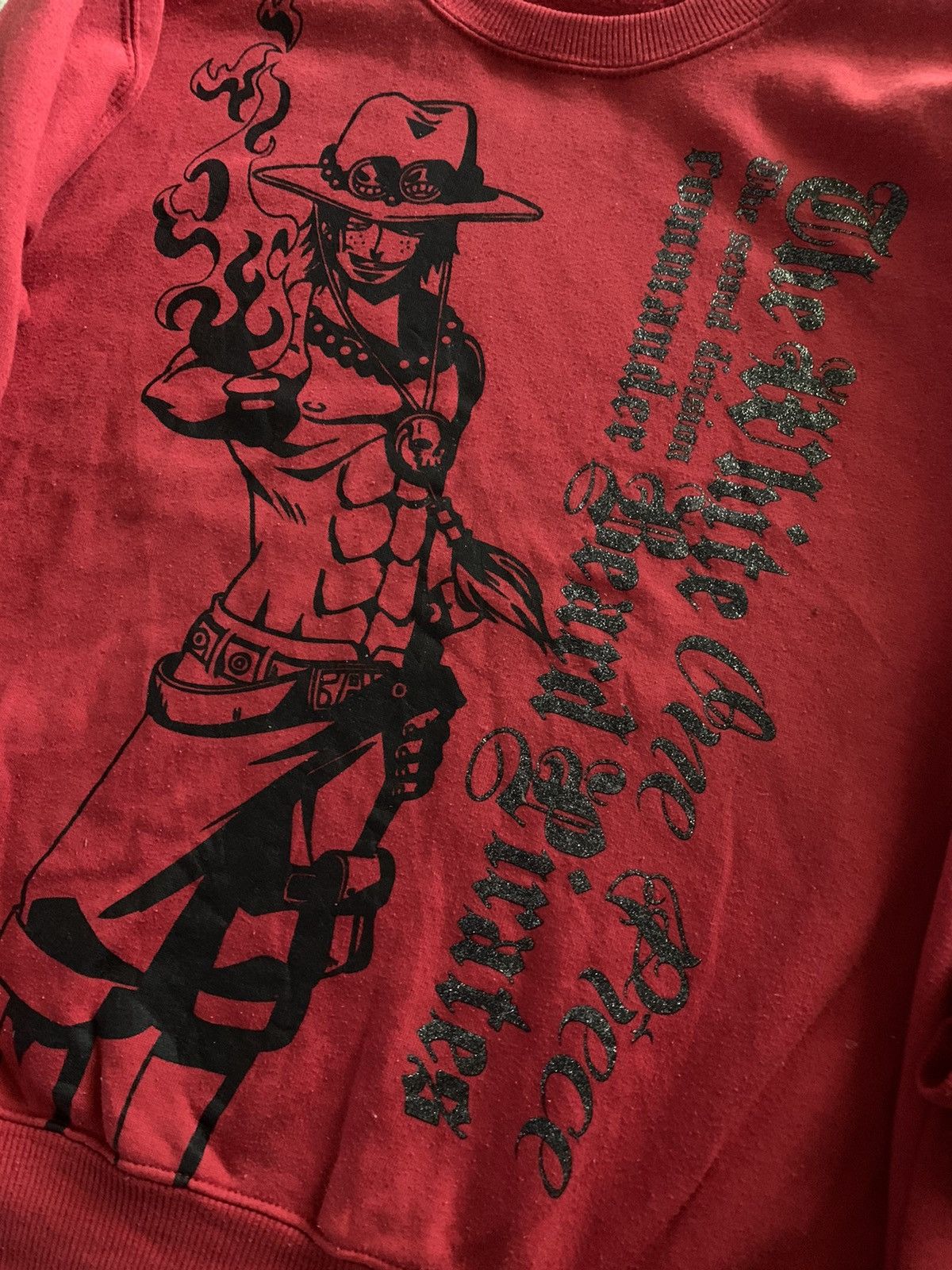Vintage Anime Japan Flame One piece sweatshirt