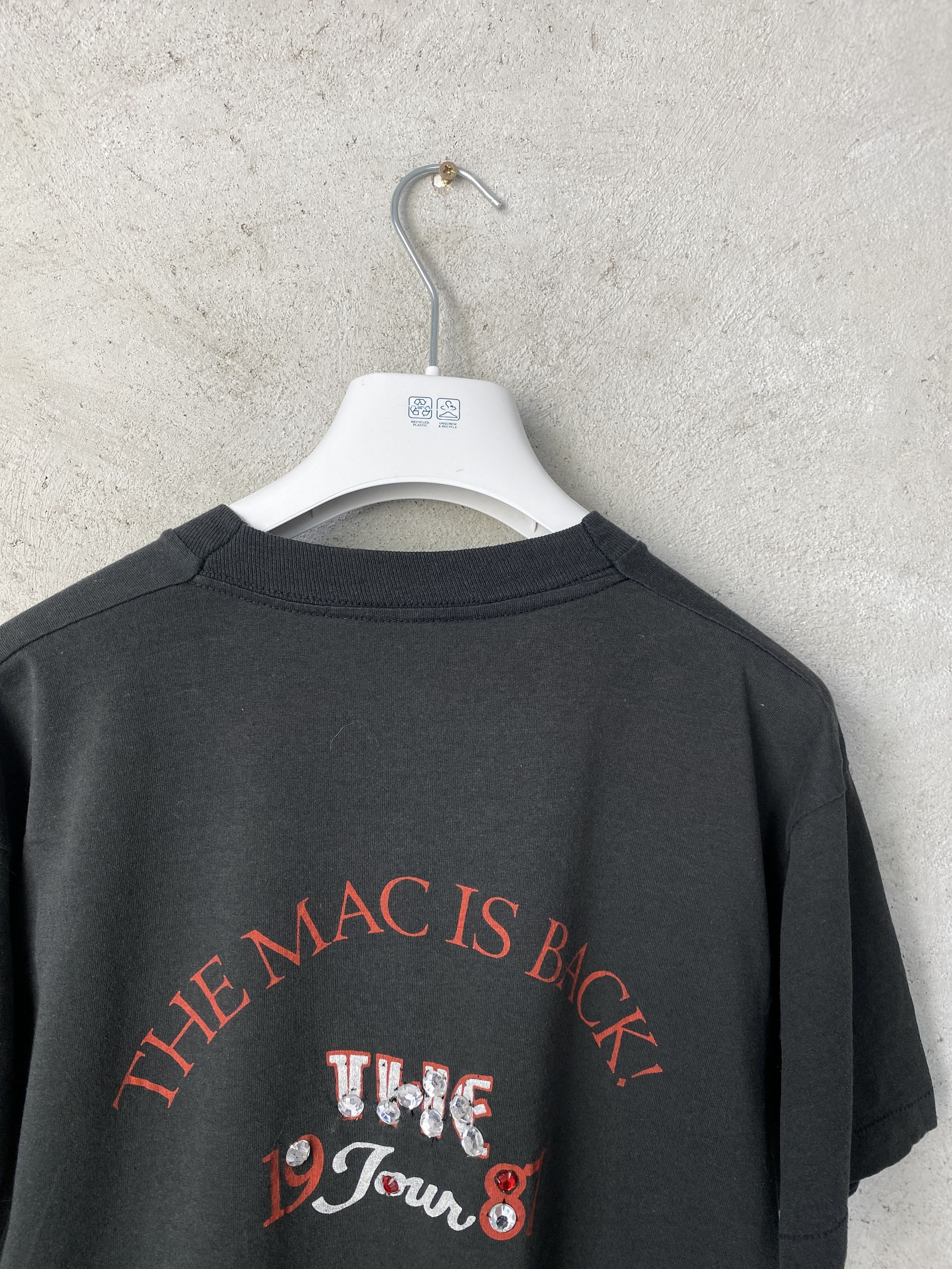 Vintage Vintage 1987 Fleetwood Mac rhinestones t-shirt single stitch Size US S / EU 44-46 / 1 - 7 Thumbnail
