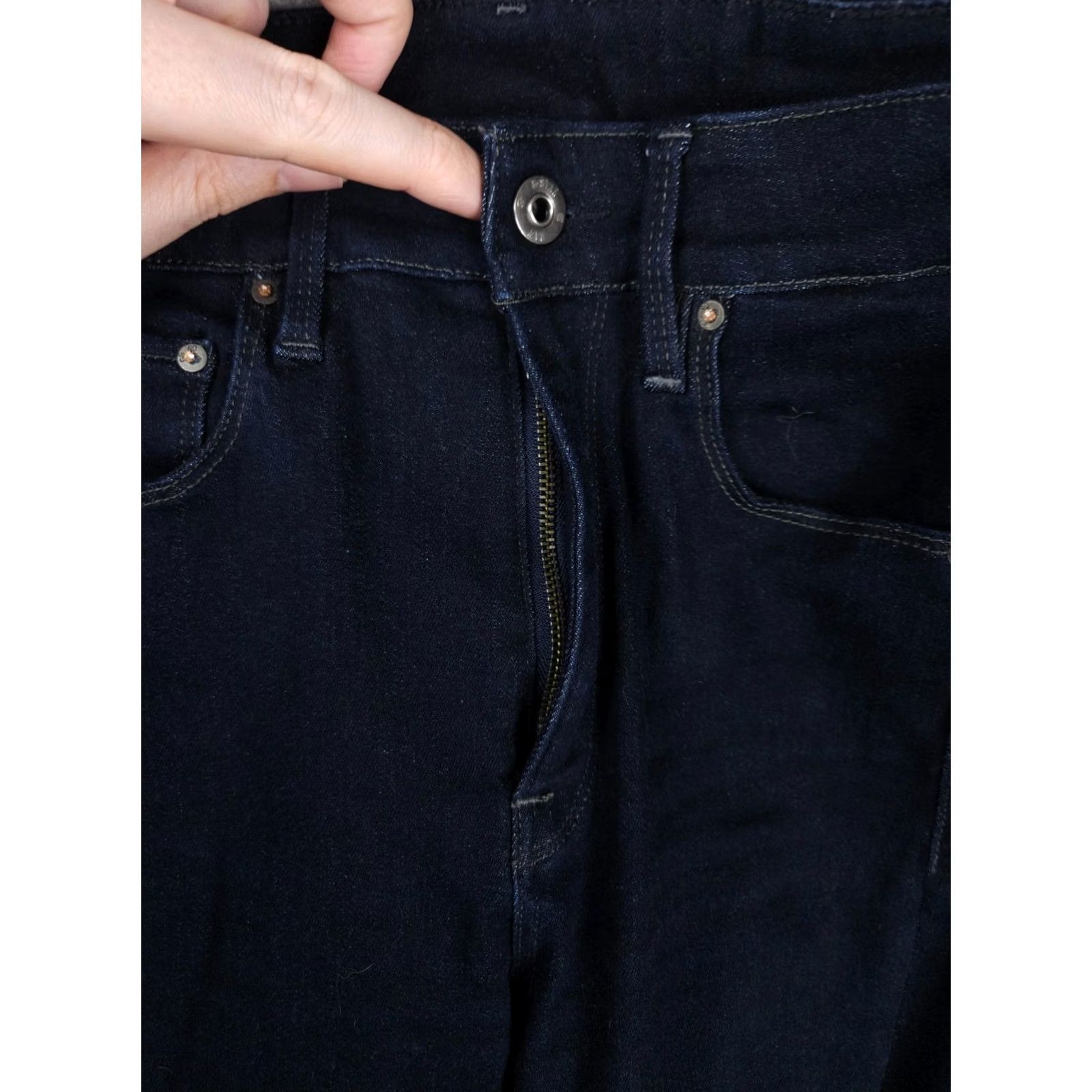 G-Star G-STAR Raw Women's HIGH RISE FLARE Jeans Dark Wash 27 x 32 (FITS 25 x 31) Denim Stars Size 27" / US 4 / IT 40 - 5 Thumbnail