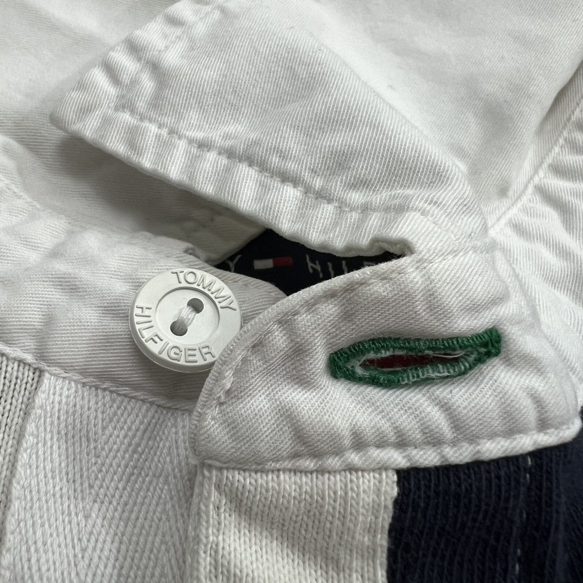 Tommy Hilfiger Rare Color Blocked Tommy Hilfiger Long Sleeve Polo Shirt Size US M / EU 48-50 / 2 - 6 Thumbnail