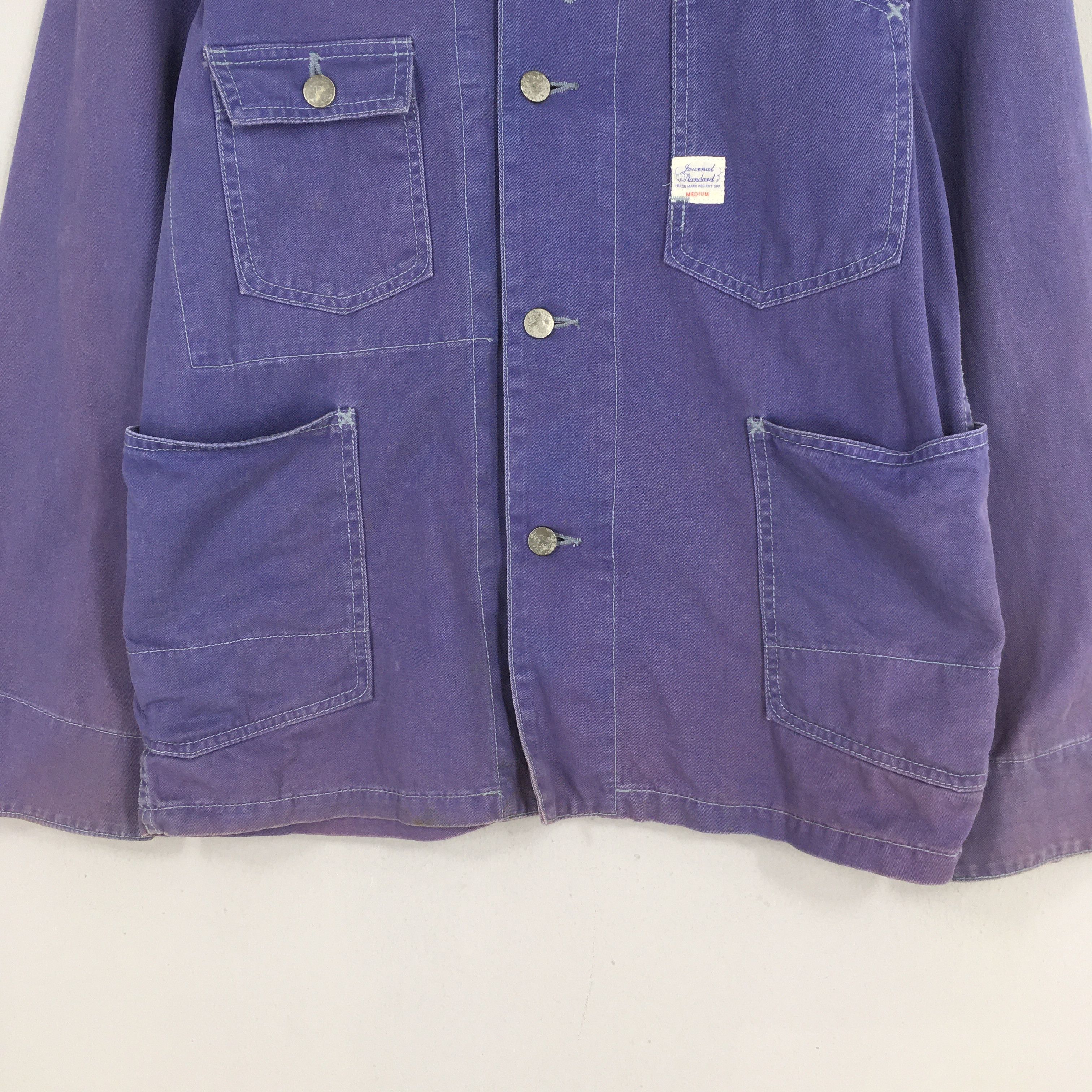 Journal Standard Vintage 90s Journal Standard Denim Workers Button Jacket M Size US M / EU 48-50 / 2 - 3 Thumbnail