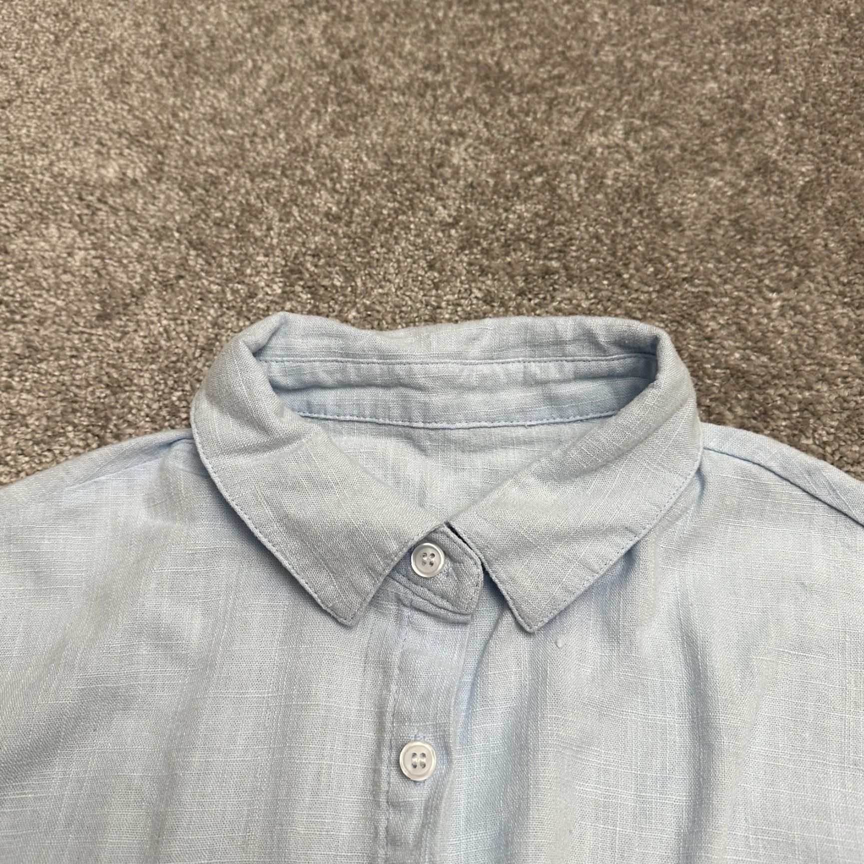 Vintage Unbranded Button Down Shirt Womens Small Light Blue Long Sleeve Casual Classic Shirt Womens Small Light Blue Long Sleeve Casual Classic Size S / US 4 / IT 40 - 3 Thumbnail