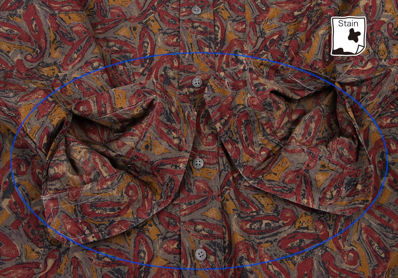 Dries Van Noten Cotton Graphic Print Shirt in Red, Gray, and Brown Size US M / EU 48-50 / 2 - 7 Thumbnail