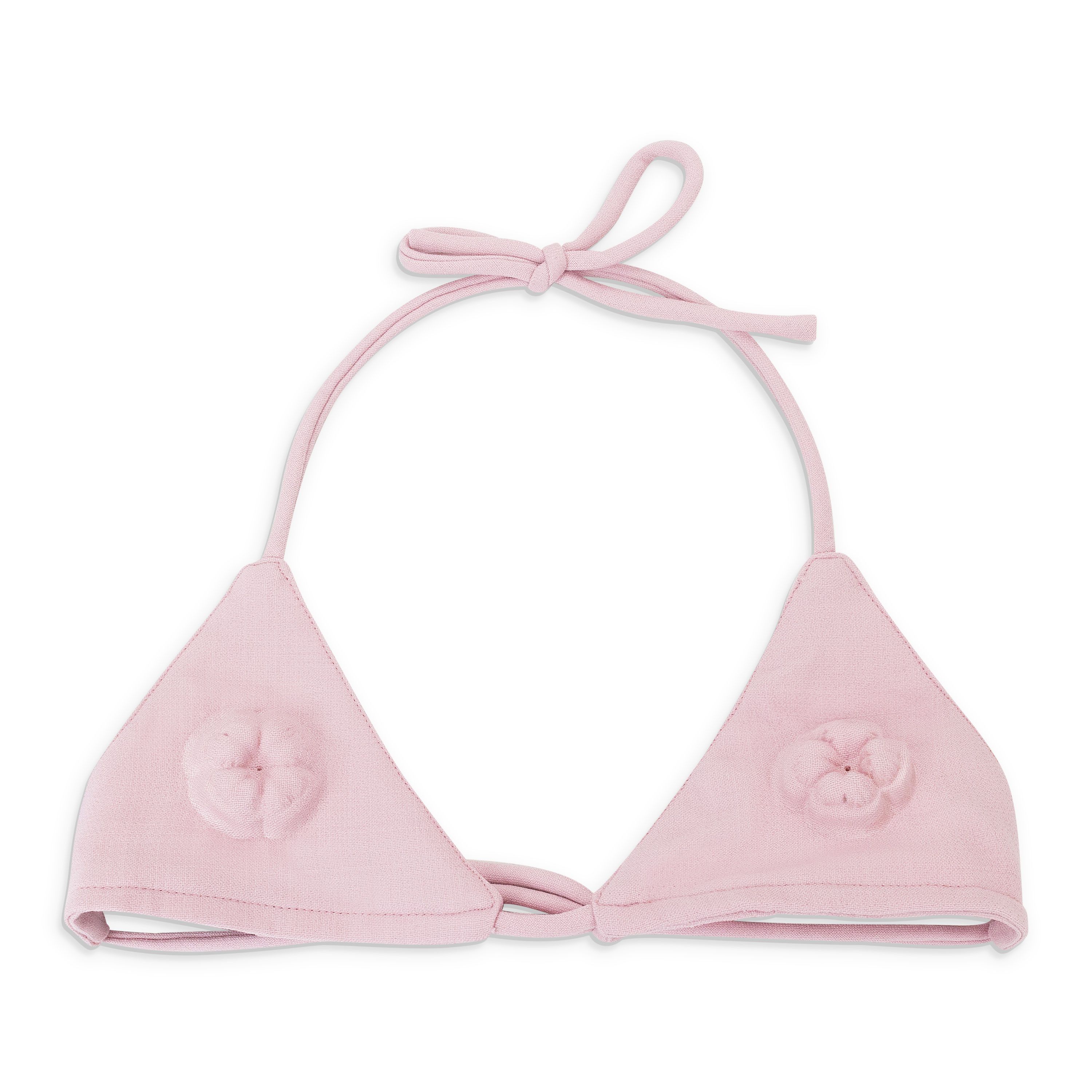 Paula Canovas del Vas DEL VAS EMBOSSED PINK BIKINI SIZE OS Size ONE SIZE - 1 Thumbnail