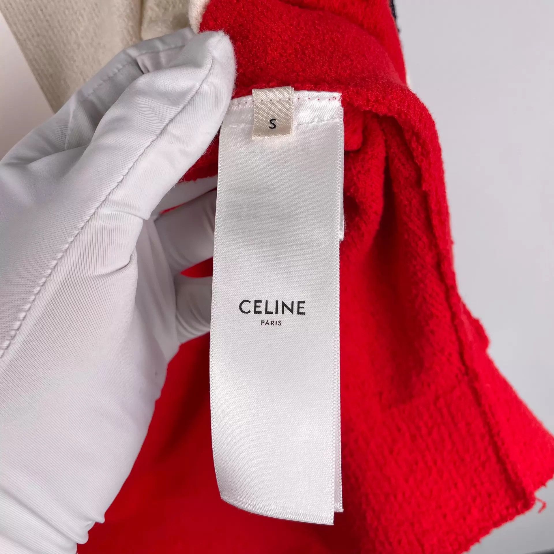 Celine CELINE Black White Red Color Blocked Coat S Size S / US 4 / IT 40 - 5 Thumbnail