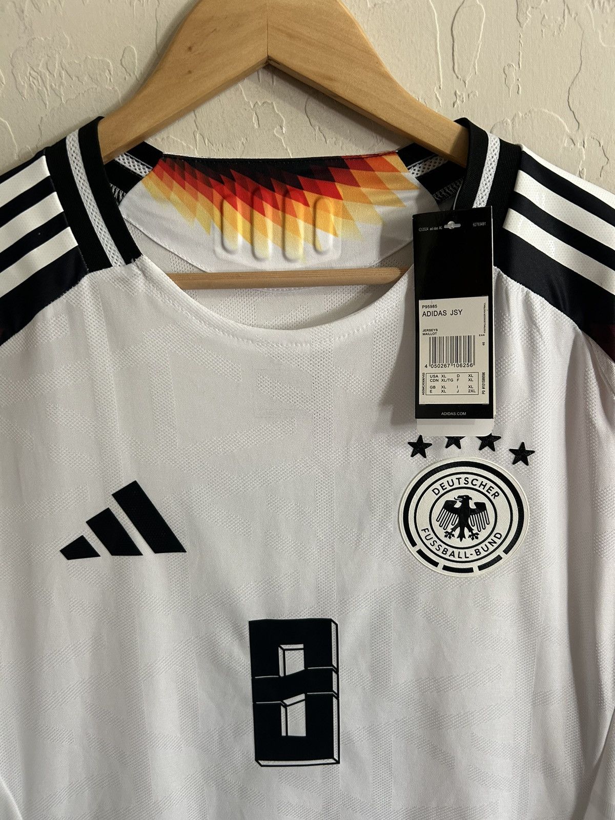 Adidas Germany 2024 Euro Adidas Home Jersey NWT Size US XL / EU 56 / 4 - 2 Thumbnail