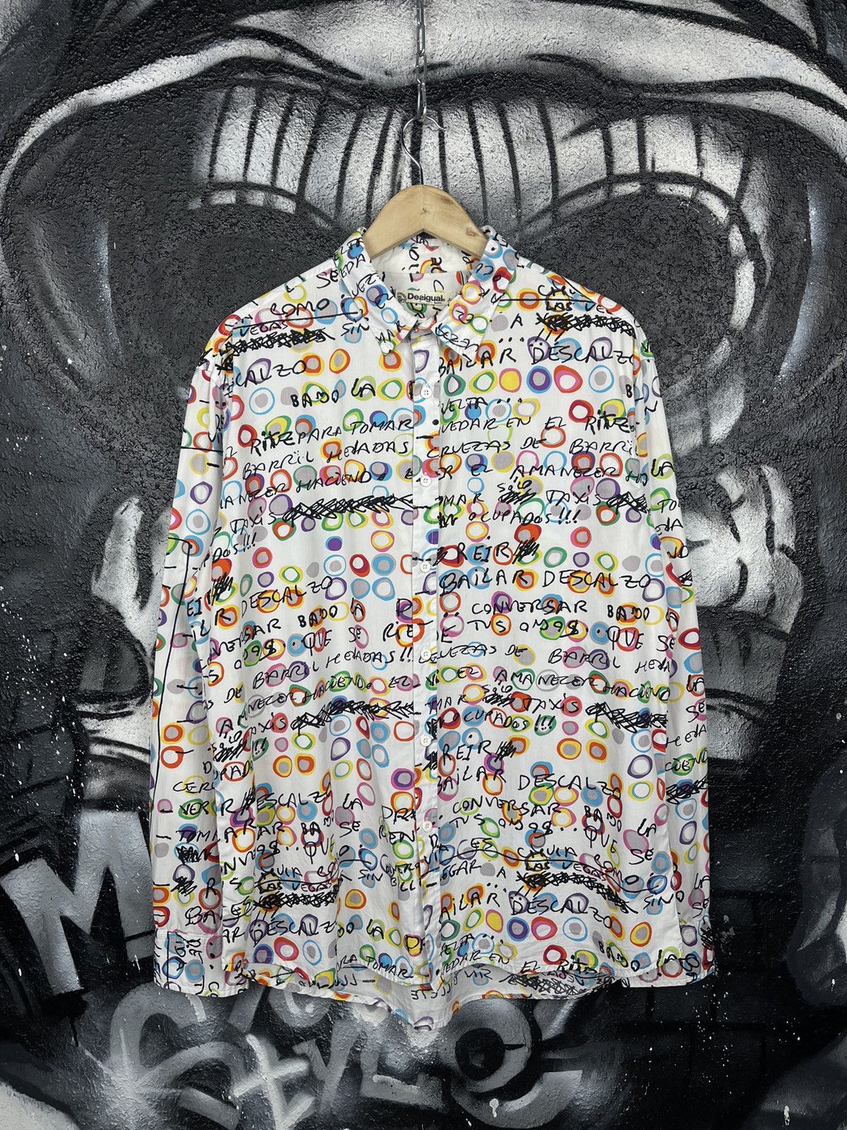 Desigual Desigual Multicolour Designer Art Graffiti Shirt Size 2XL Size US XXL / EU 58 / 5 - 7 Thumbnail
