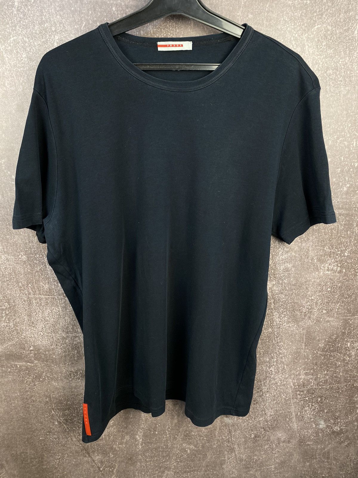 Prada × Vintage Vintage Prada Red Tab T-Shirt Size US XXL / EU 58 / 5 - 1 Thumbnail