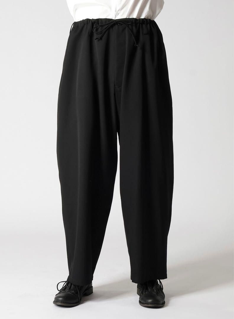 Yohji Yamamoto yohji yamamoto pour homme 24ss wool gabardine tapered pants Size US 44 / EU 60 - 1 Thumbnail