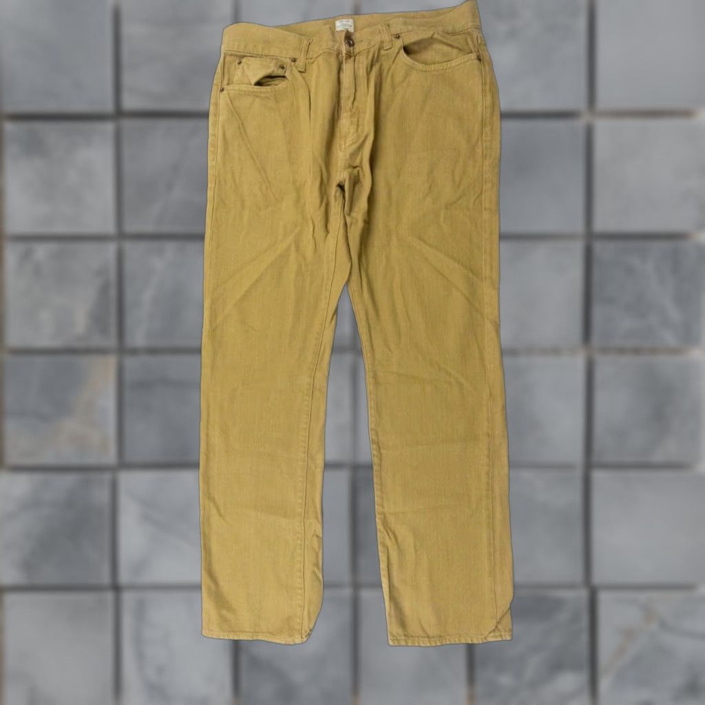 J.Crew J.CREW Men's Slim Straight Jeans 34x32 Brown Casual 5-Pocket Size US 34 / EU 50 - 1 Thumbnail