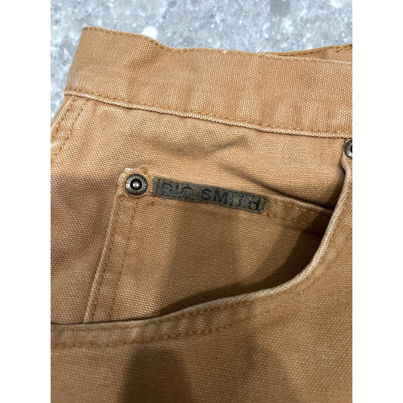 Vintage Big Smith Cargo Shorts Mens 40 Cotton Canvas Brown 5-Pocket Design Inseam 9 in Regular Fit Outdoor Size US 40 / EU 56 - 4 Thumbnail