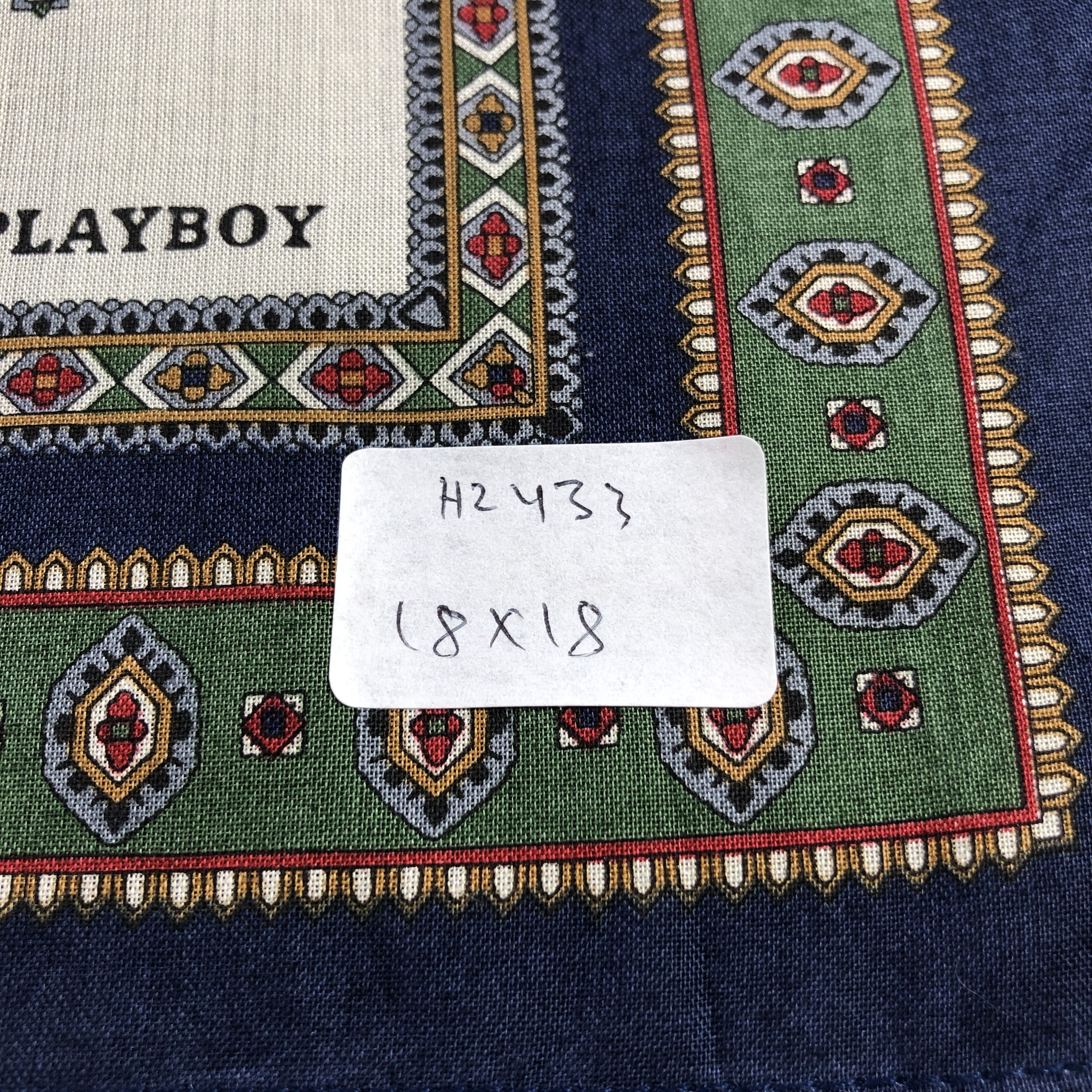 Playboy × Vintage Playboy Handkerchief Neckerchief Bandana H2433 Size ONE SIZE - 5 Thumbnail