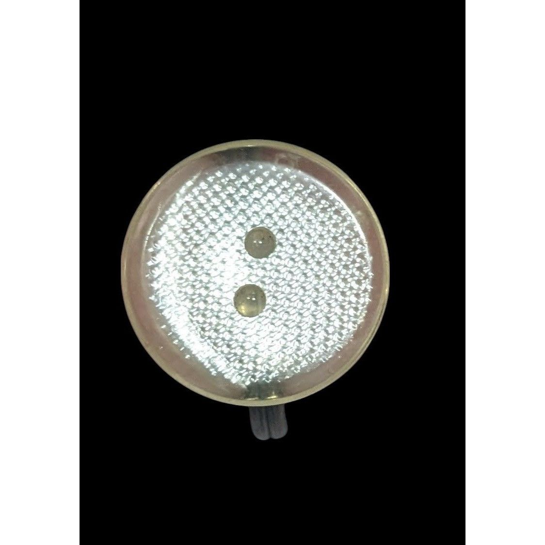 Other Handmade Upcycled Clear Textured Button Ring Size 6 Size ONE SIZE - 12 Thumbnail