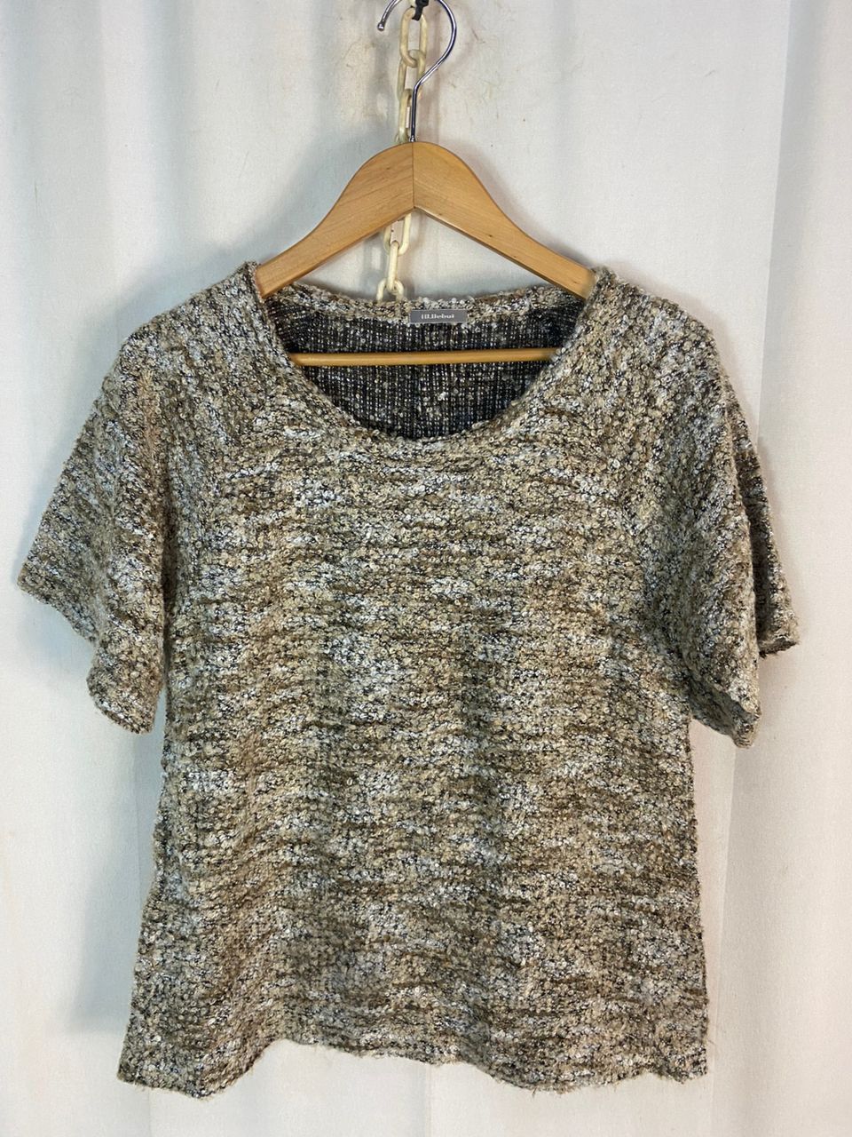 Japanese Brand ID.DEBUT KNIT BLOUSE SHIRT Size S / US 4 / IT 40 - 1 Thumbnail