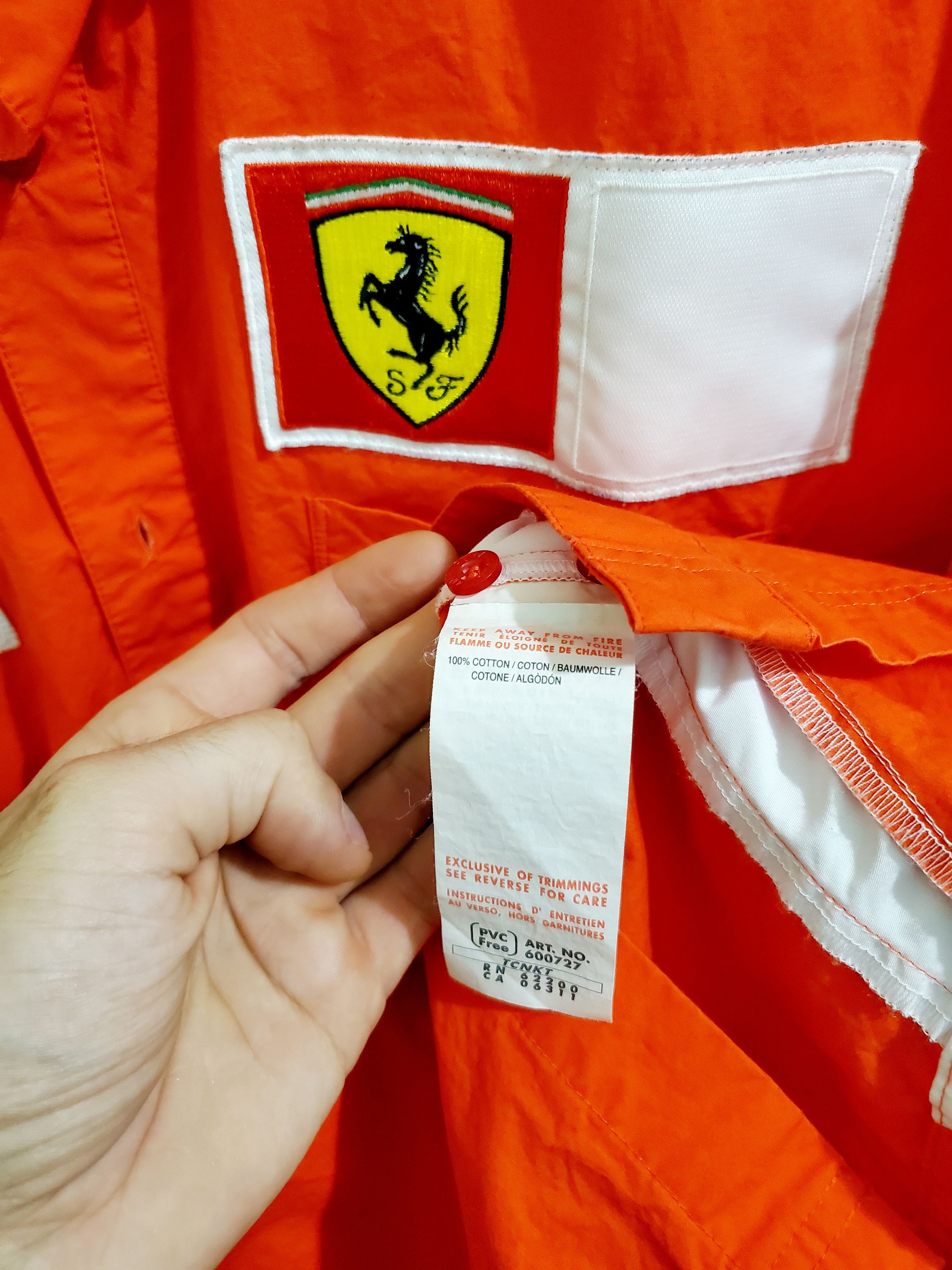 Ferrari × Vintage FERRARI T SHIRT RACING FORMULA ONE SHELL OFFICIAL MERCHANDIS Size US XL / EU 56 / 4 - 5 Thumbnail