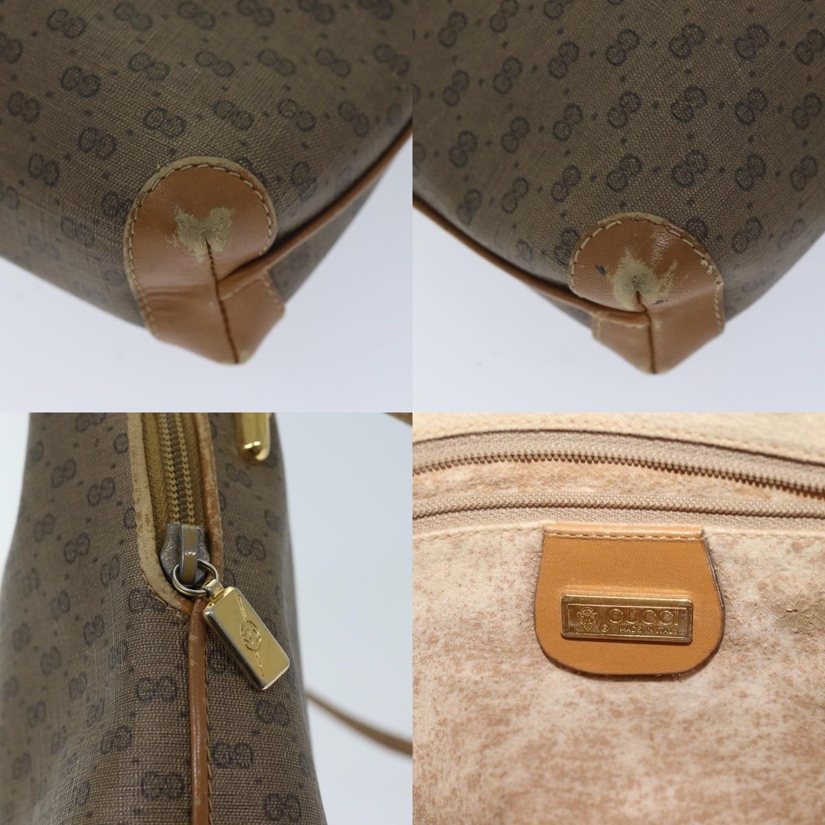 Gucci GUCCI Micro GG Supreme Shoulder Bag Pvc Beige 007 115 007 Size ONE SIZE - 11 Thumbnail