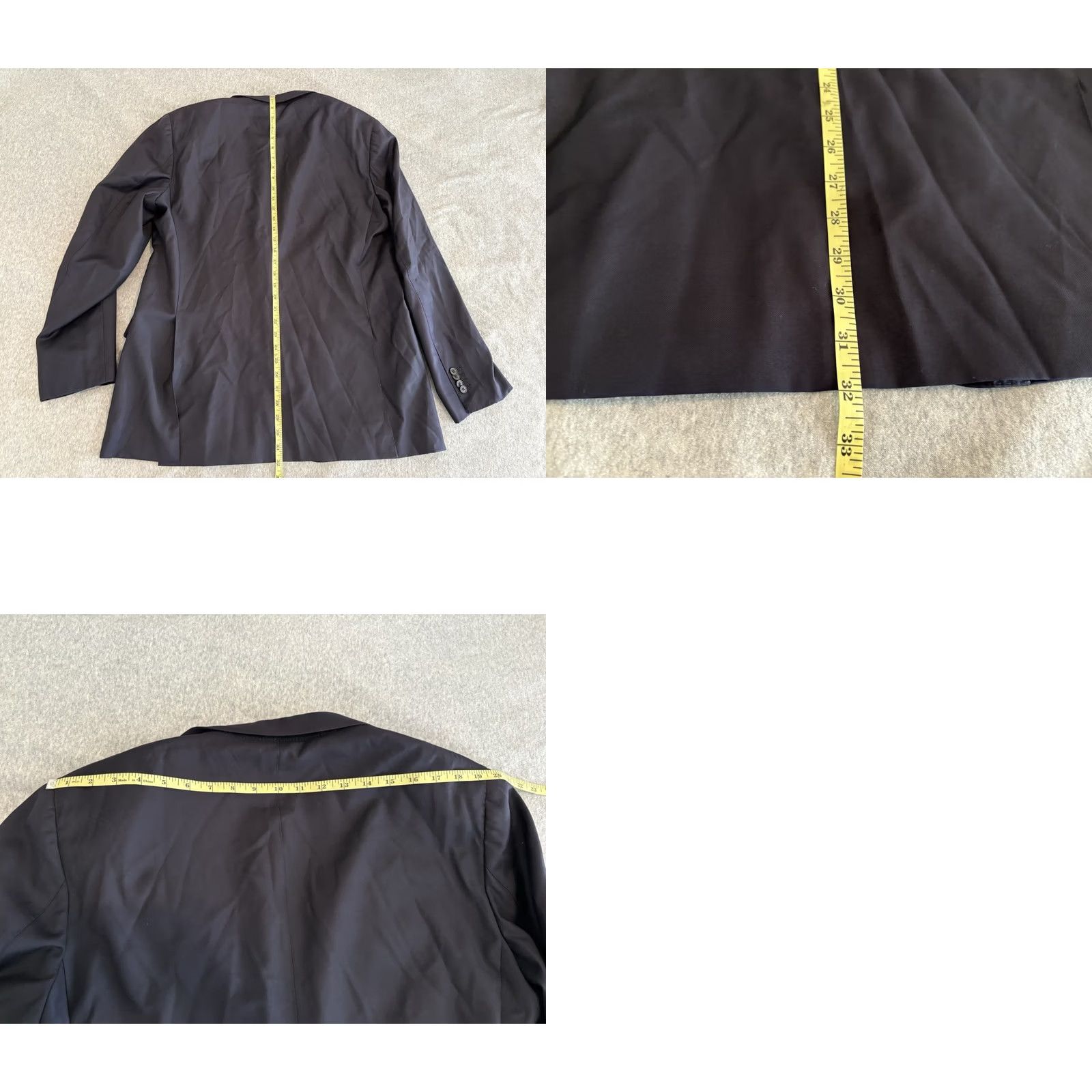 Suitsupply Suitsupply Havana Wool Black Blazer Jacket Sport Coat Mens 46R Size 46R - 9 Thumbnail
