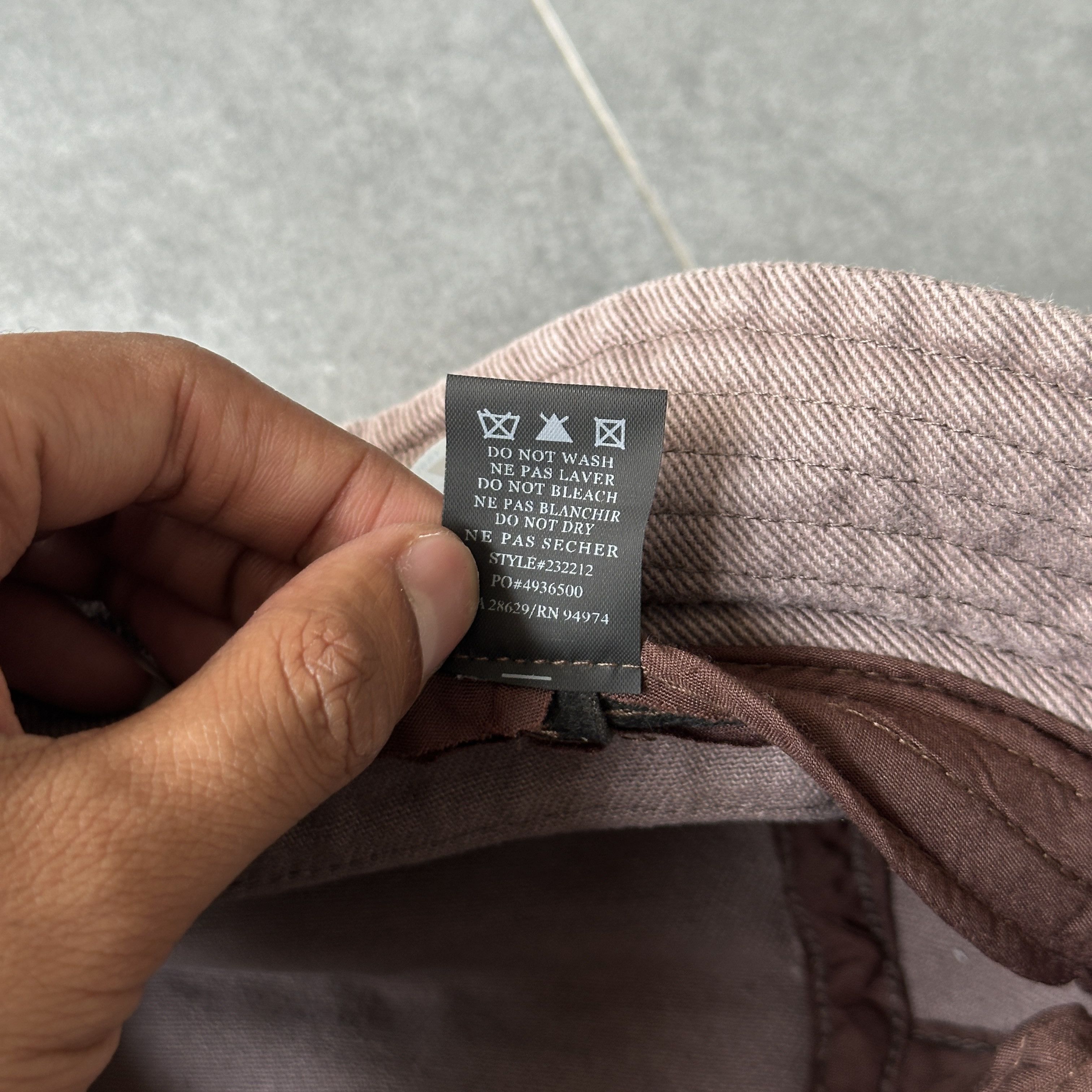 Vintage STUSSY WASHED TWILL BUCKET HAT M/L TAUPE Size ONE SIZE - 6 Thumbnail