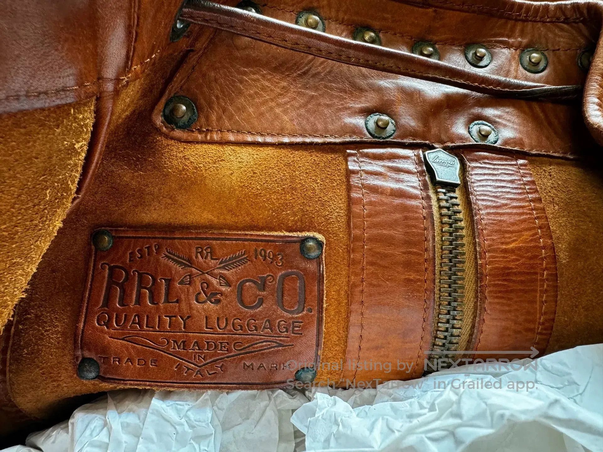 RRL Ralph Lauren RRL First Gen Riley Paratrooper Bag. Size ONE SIZE - 8 Thumbnail