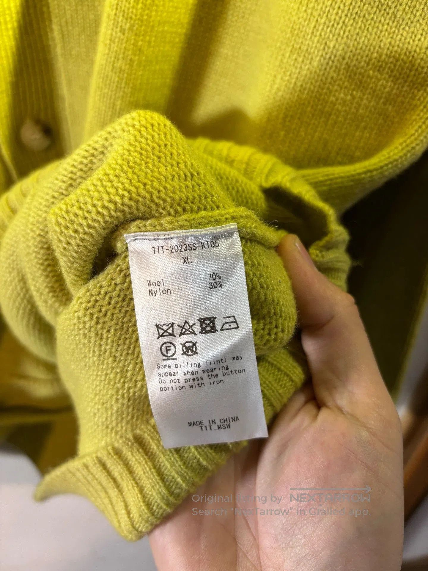 Other TTT MSW Oversized Wool Cardigan. Size US XL / EU 56 / 4 - 8 Thumbnail