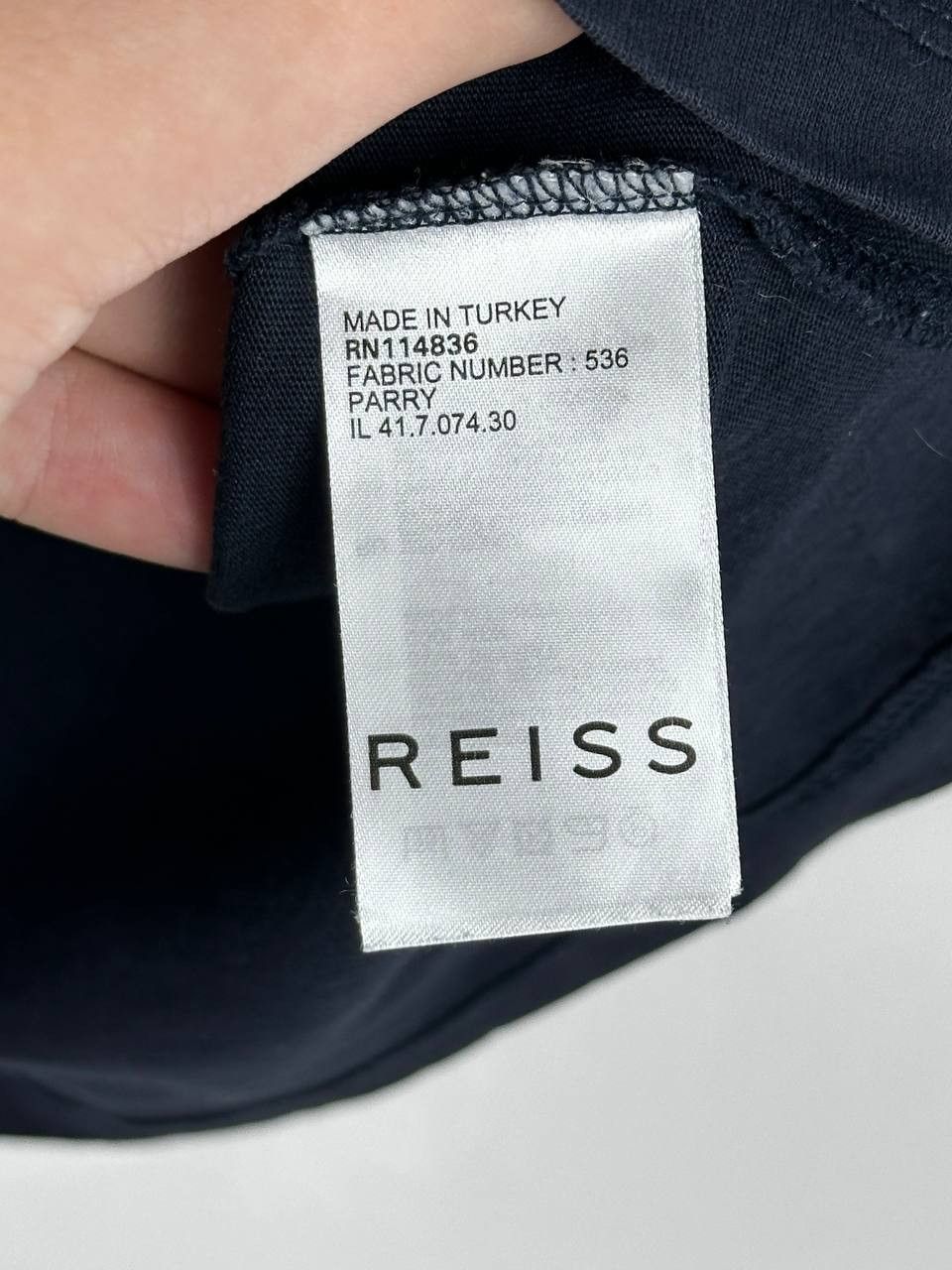 Reiss Reiss “Parry” long sleeve Light Polo Navy Size US M / EU 48-50 / 2 - 7 Thumbnail