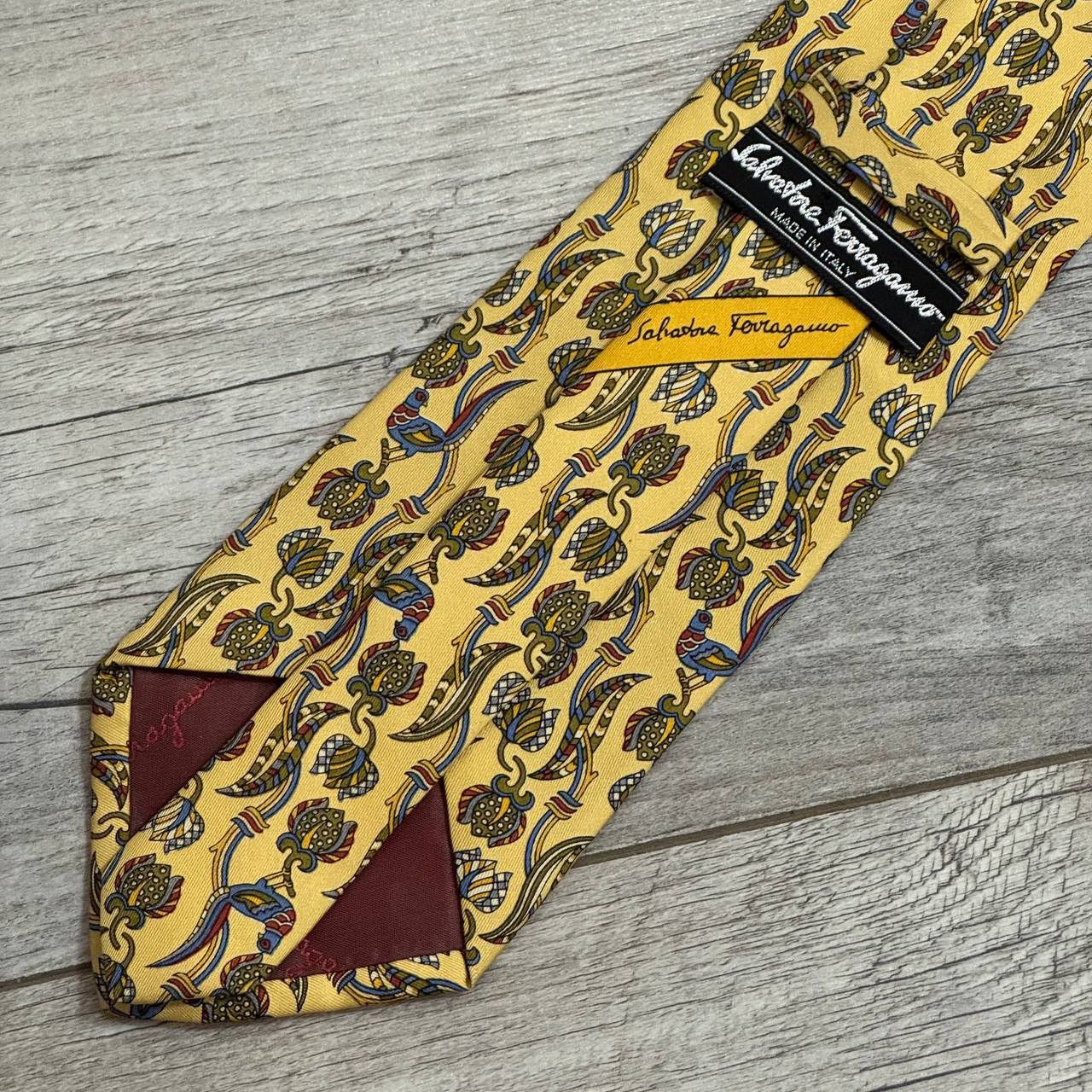 Salvatore Ferragamo Salvatore Feragamo Silk Tie Size ONE SIZE - 2 Thumbnail