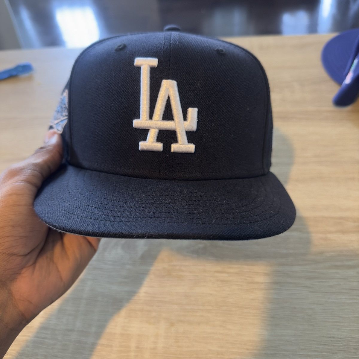 New Era LA Dodgers 7 5/8 World Series Fitted Light Blue UV Size ONE SIZE - 1 Thumbnail