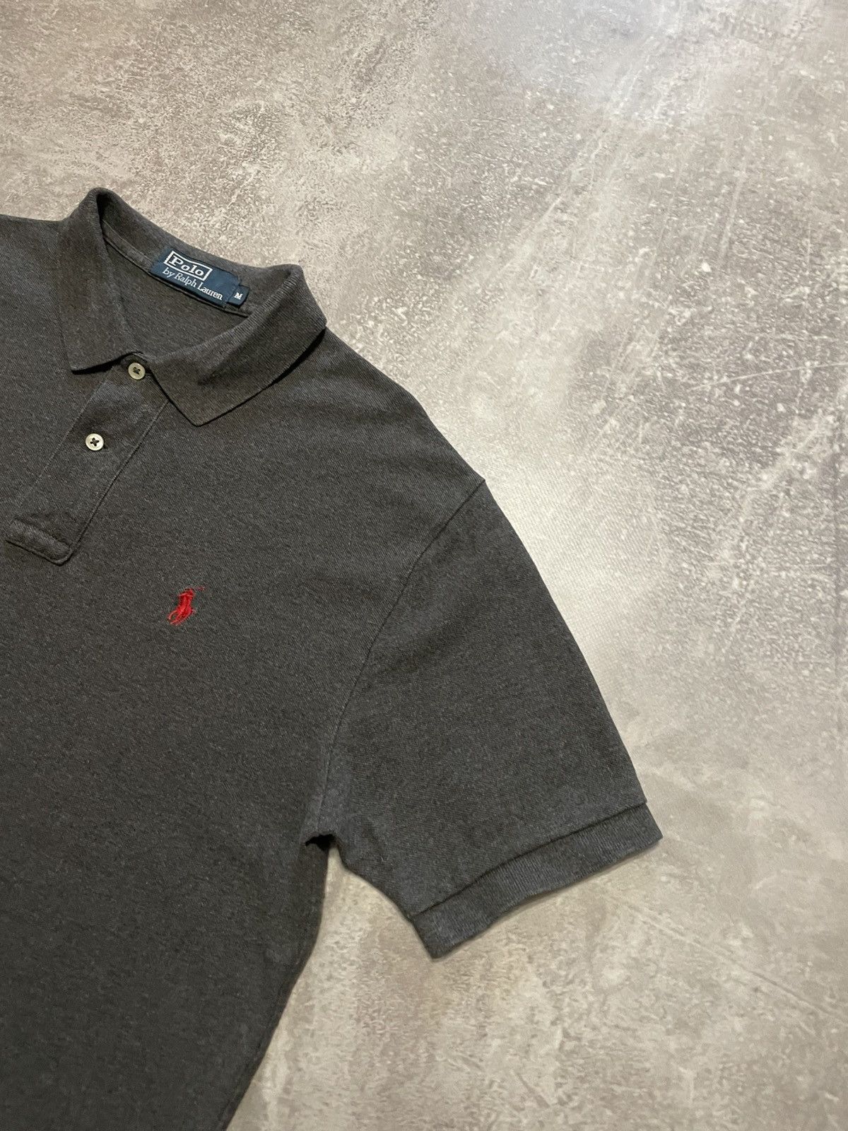 Polo Ralph Lauren Vintage Polo Ralph Lauren Gray Ponny Logo Polo Shirt Y2K Size US M / EU 48-50 / 2 - 5 Thumbnail