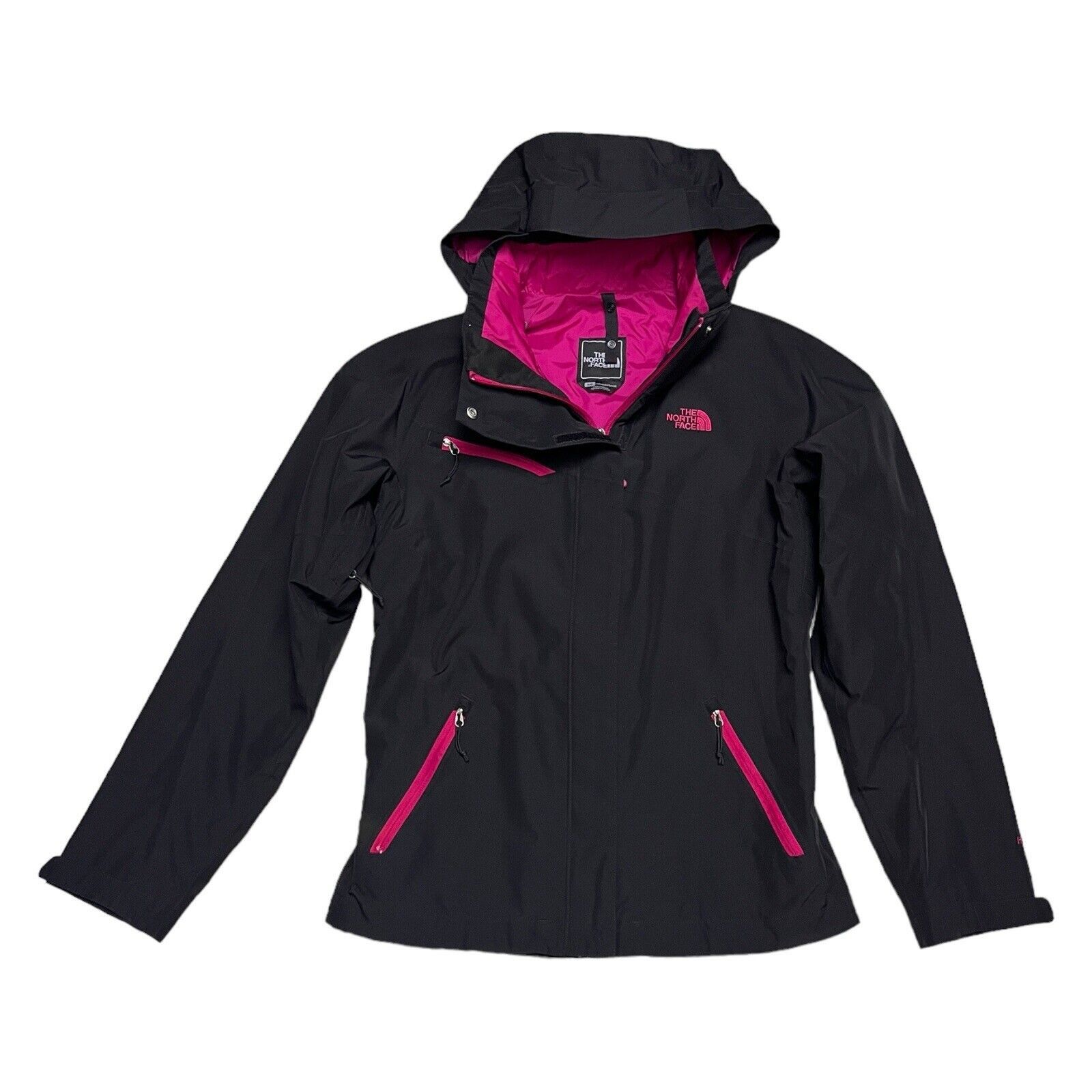 The North Face The North Face Black Waterproof Hooded Windbreaker Jacket Size S / US 4 / IT 40 - 1 Thumbnail