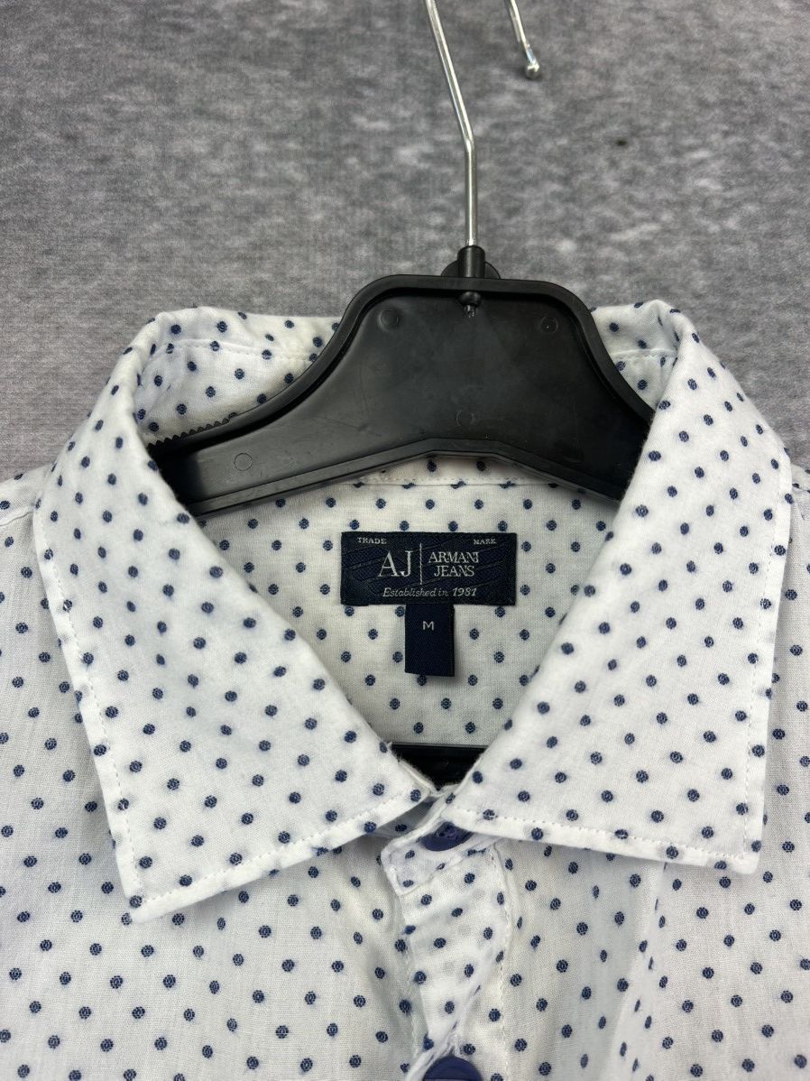 Armani Exchange × Designer Armani Exchange polka dot men’s shirt Size US M / EU 48-50 / 2 - 7 Thumbnail